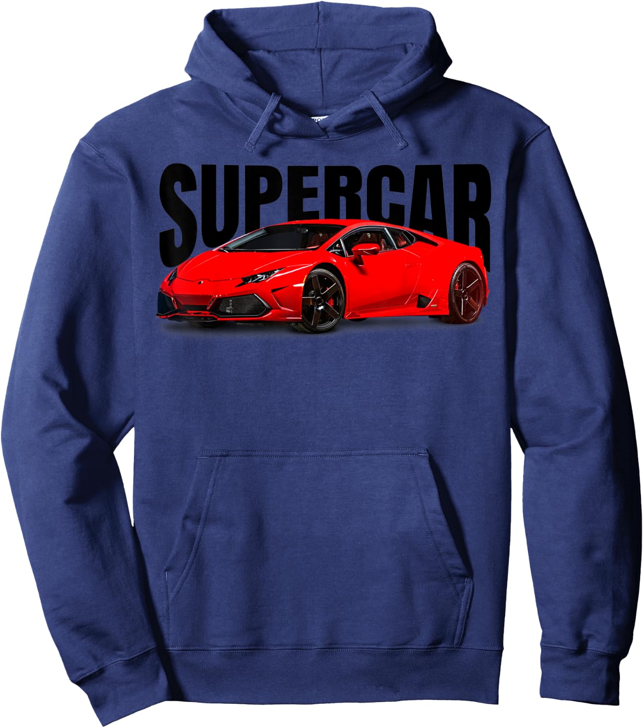 Supercar, Sportwagen, Muskelauto und Rennwagen Hoodie - Hoodie | Navy