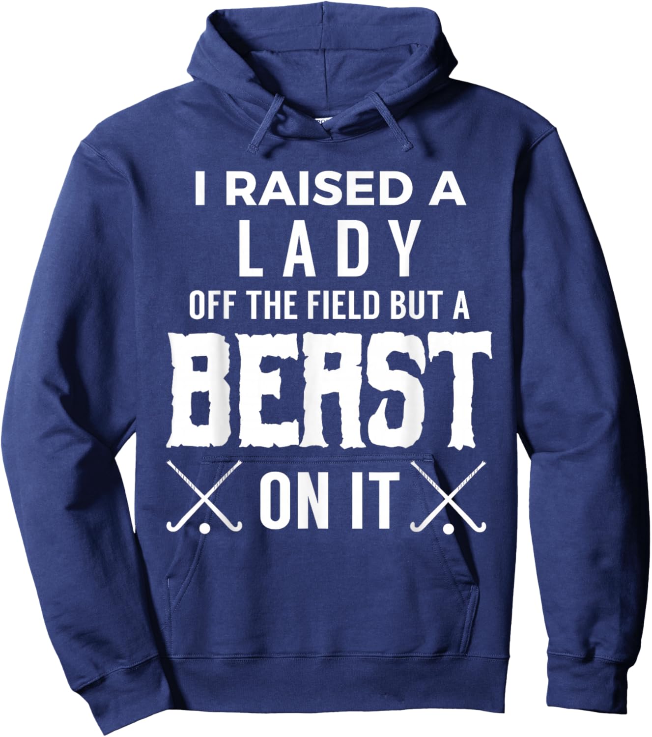 Beast on the Field Shirt - Funny Proud Mom & Dad Hoodie - Hoodie | Navy
