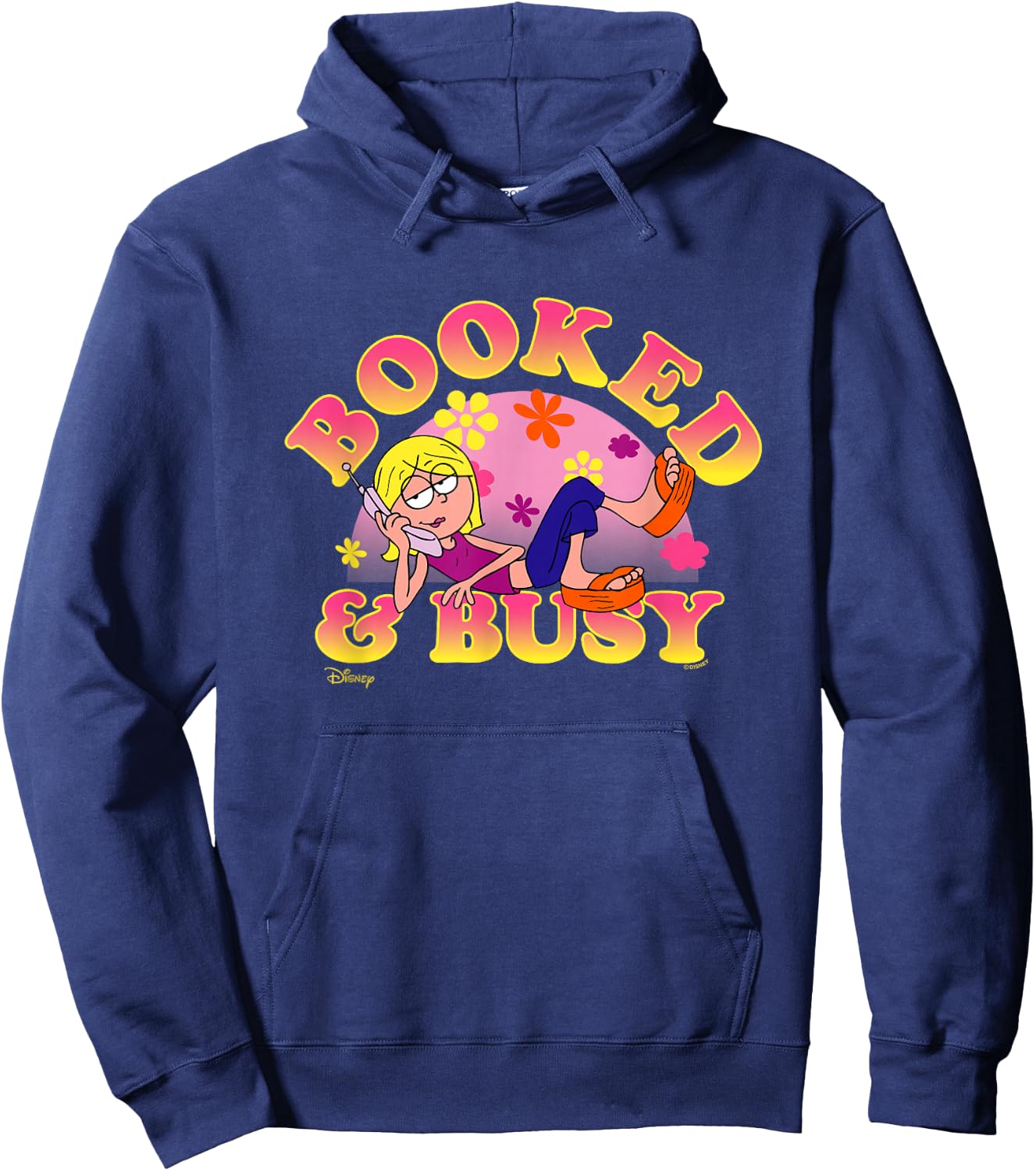 Disney Lizzy McGuire Booked And Busy Hoodie - Hoodie | Navy