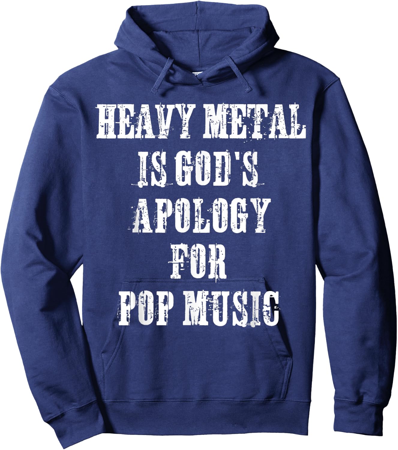 Heavy Metal Head Funny Rock Metal Fan Festival Gift Hoodie - Hoodie | Navy