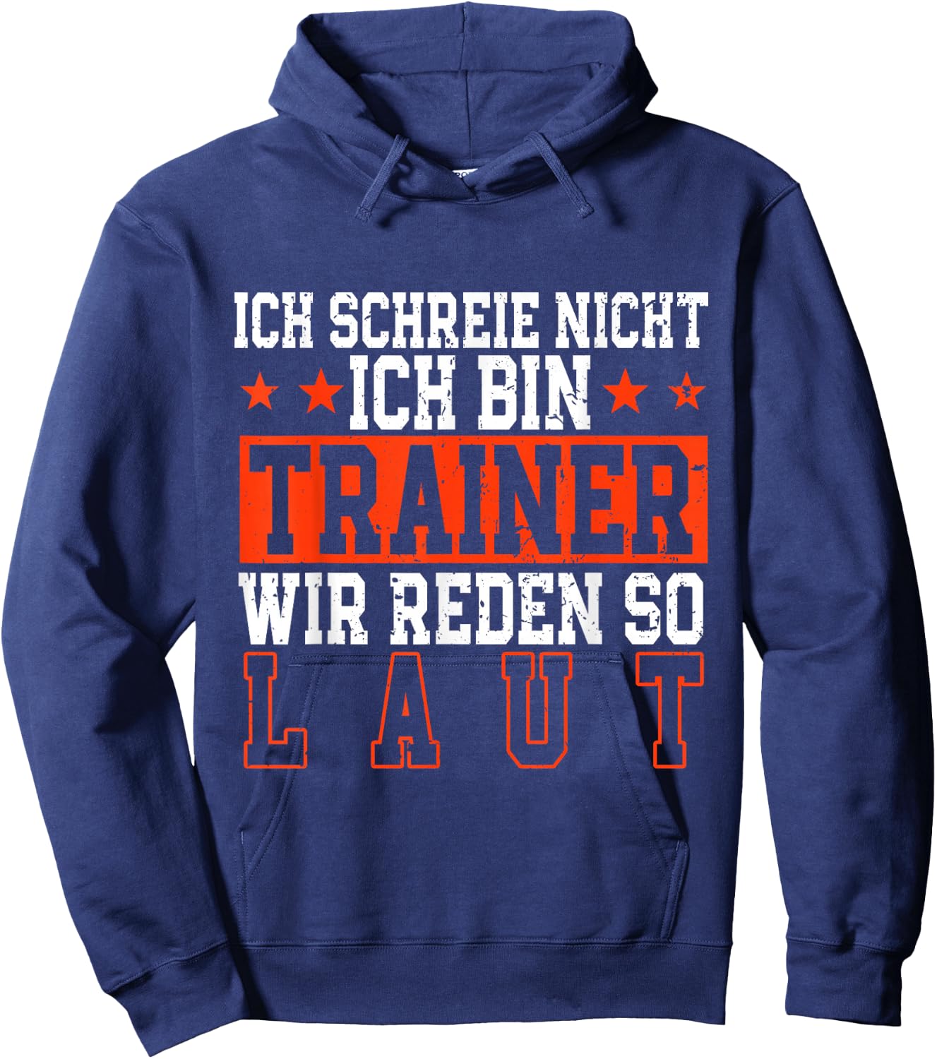 Trainer Fußball Fußballtrainer Hoodie - Hoodie | Navy