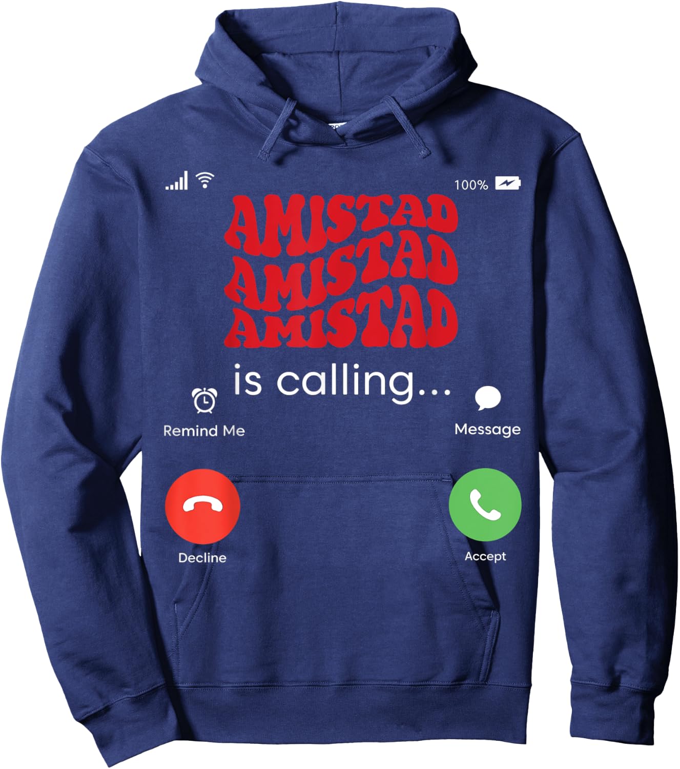 Amistad House Of Friendship RCA Friendly School Spirit Hoodie - Hoodie | Navy