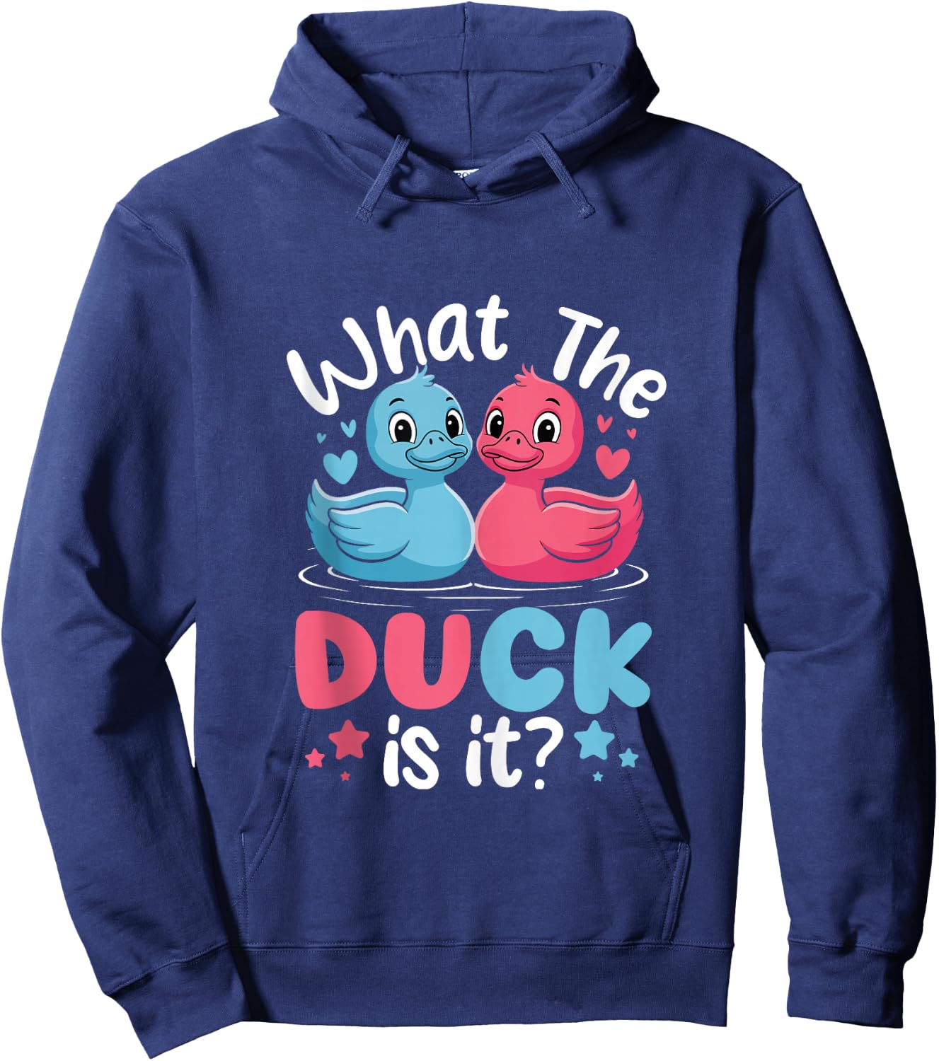 What The Ducks is it Baby Gender Reveal Party Baby Shower Hoodie - Hoodie | Navy