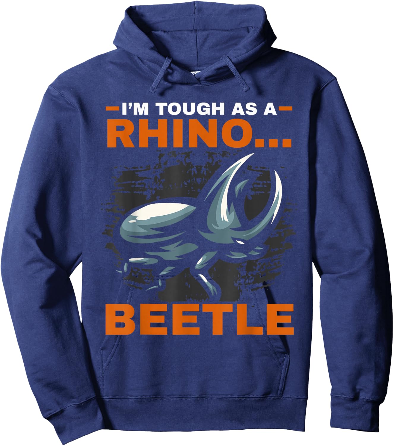 Rhino Beetle Insect Lover Entomology Rhinoceros Beetle Hoodie - Hoodie | Navy