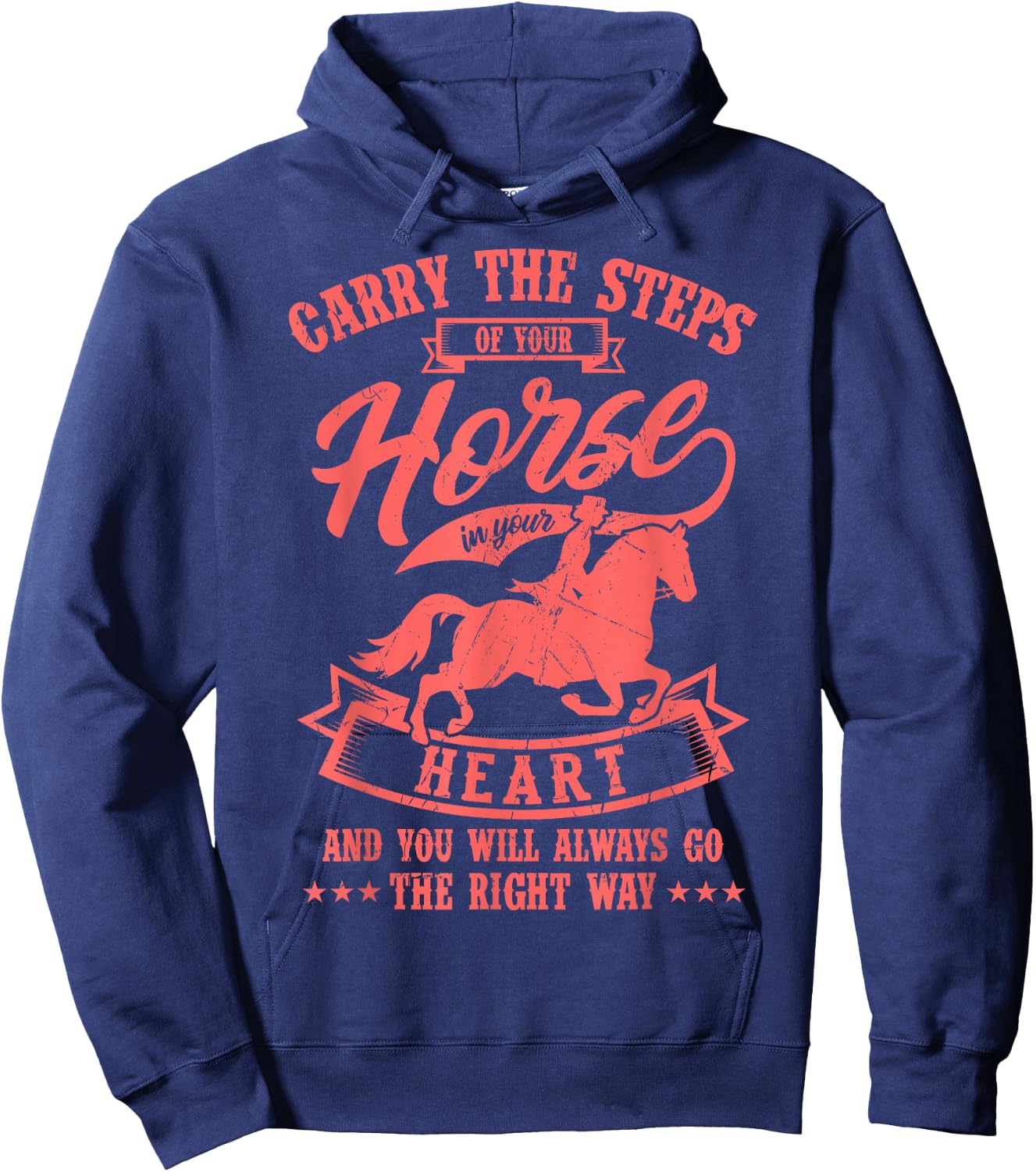 Funny Horse Shirt Women Horse Gift Girls Hoodie - Hoodie | Navy