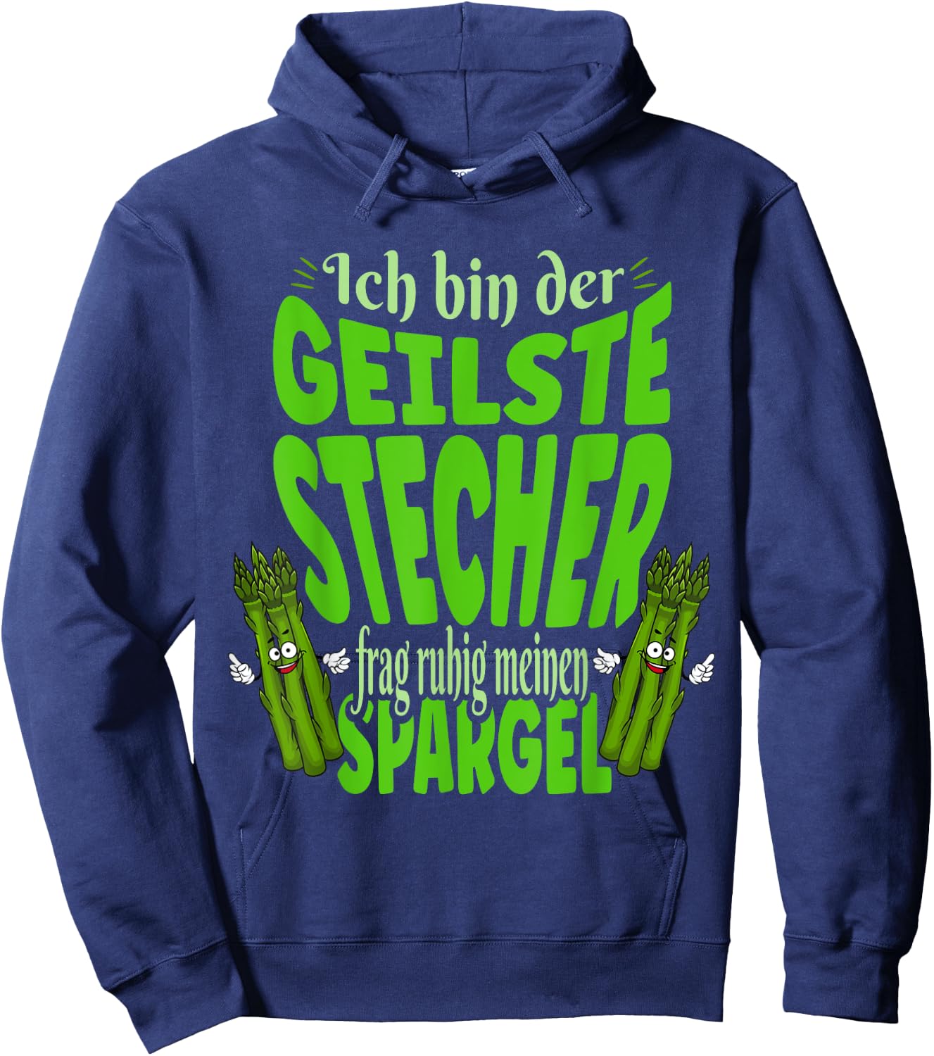 Spargel Feld Erntehilfe Spargelschneider Verkäufer Hoodie - Hoodie | Navy