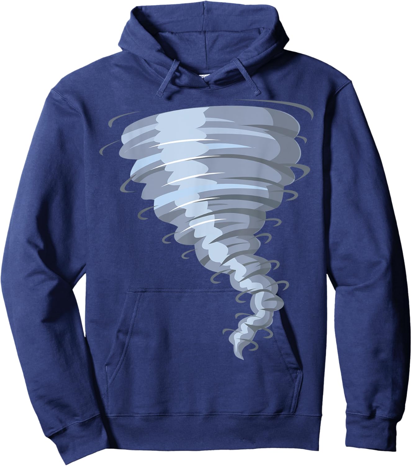 Tornado Costume Shirt Storm Twister Scary Weather Hurricane Hoodie - Hoodie | Navy