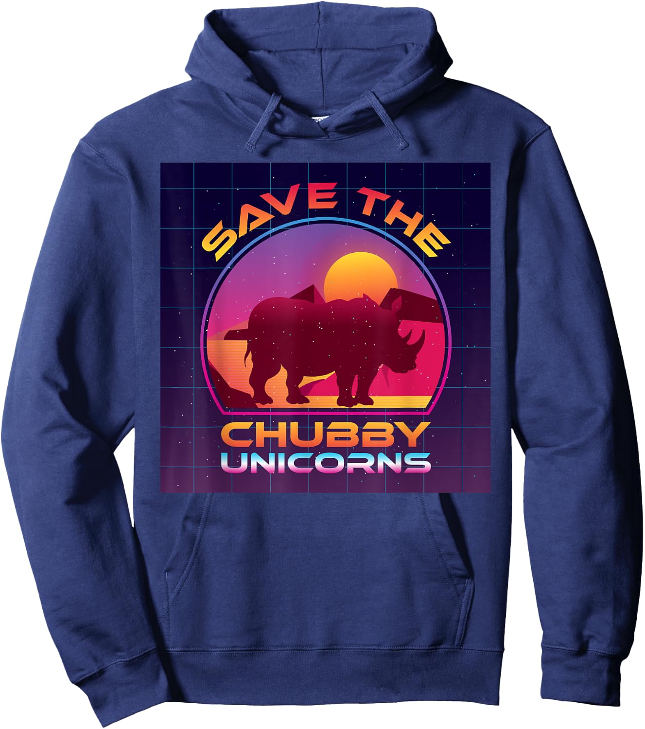 Save The Chubby Unicorns Hoodie - Hoodie | Navy