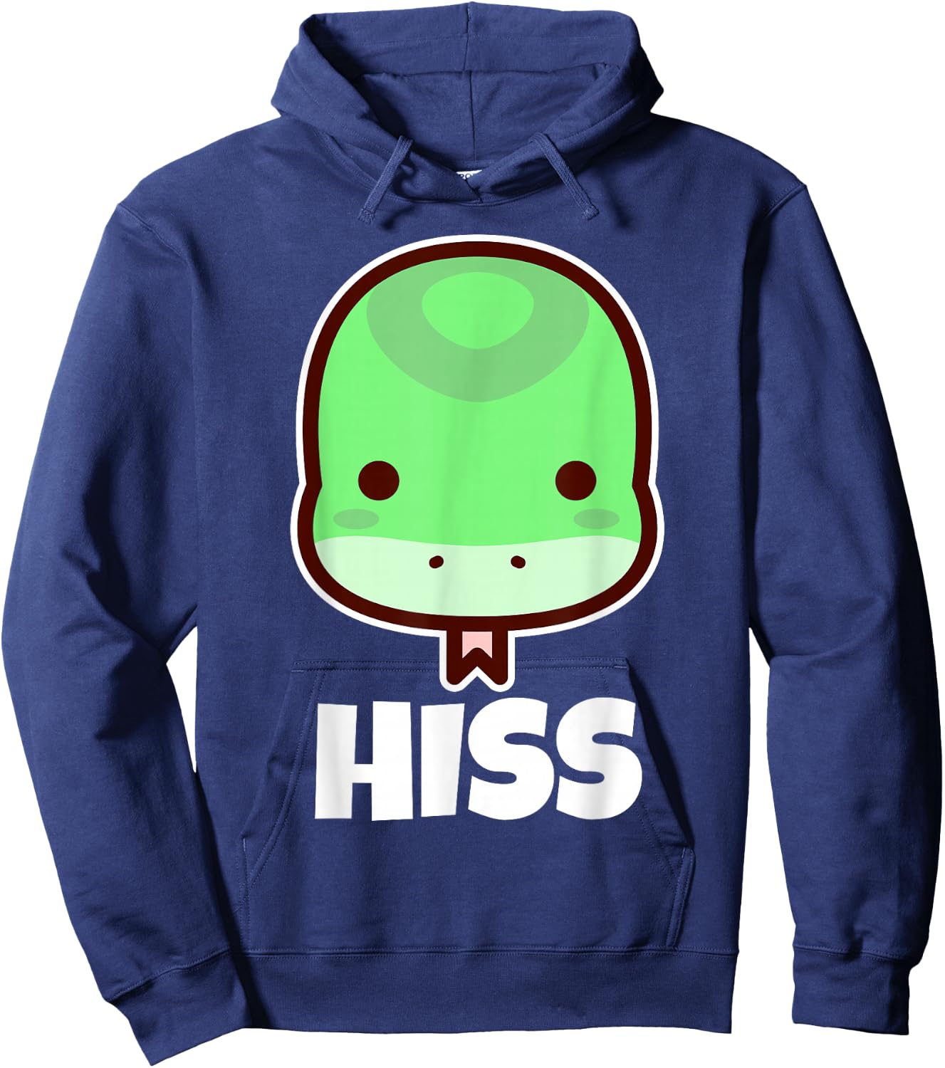 HISS Cute Herpetologist Reptile Herpetology Kawaii Snake Hoodie - Hoodie | Navy