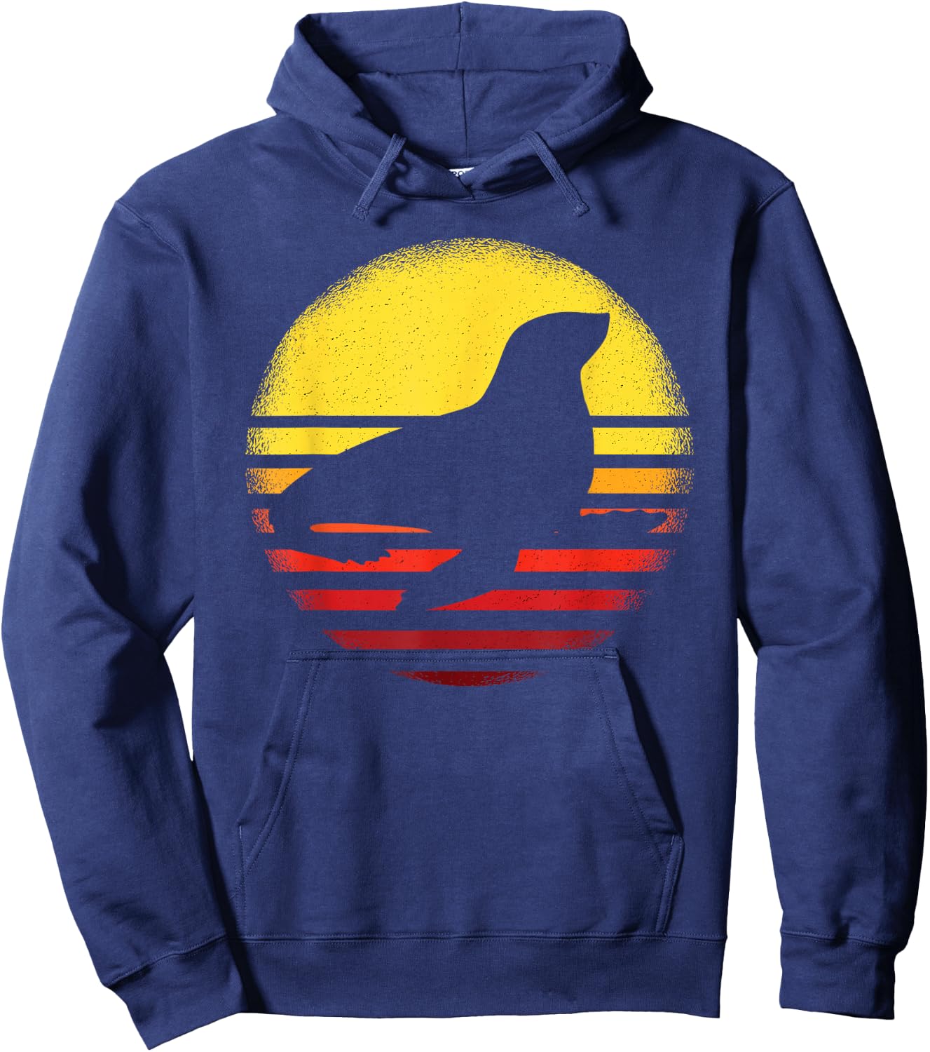 Retro Seal Shirt Vintage Styled Seal Lover Animal Seals Hoodie - Hoodie | Navy