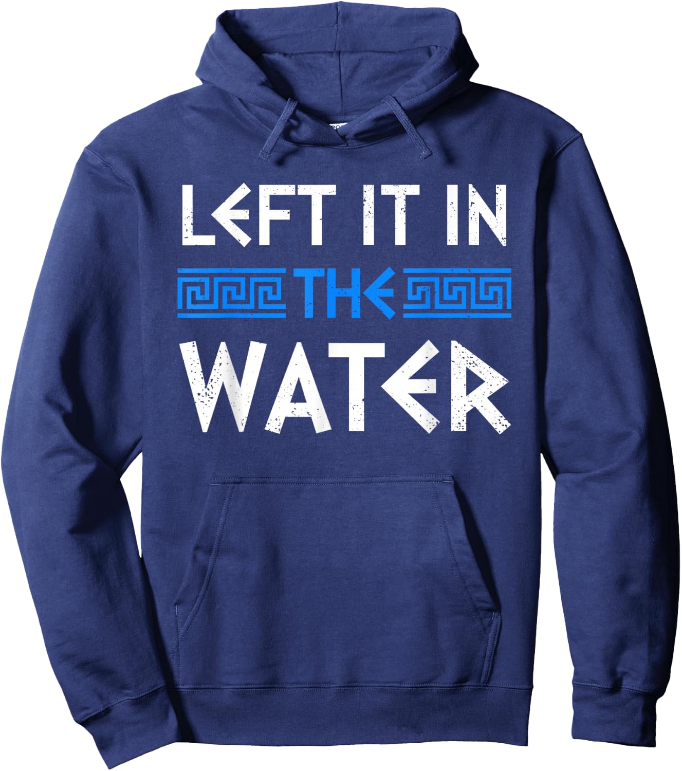 Greek Orthodox Baptism Left It In The Water Greek Baptism Hoodie - Hoodie | Navy