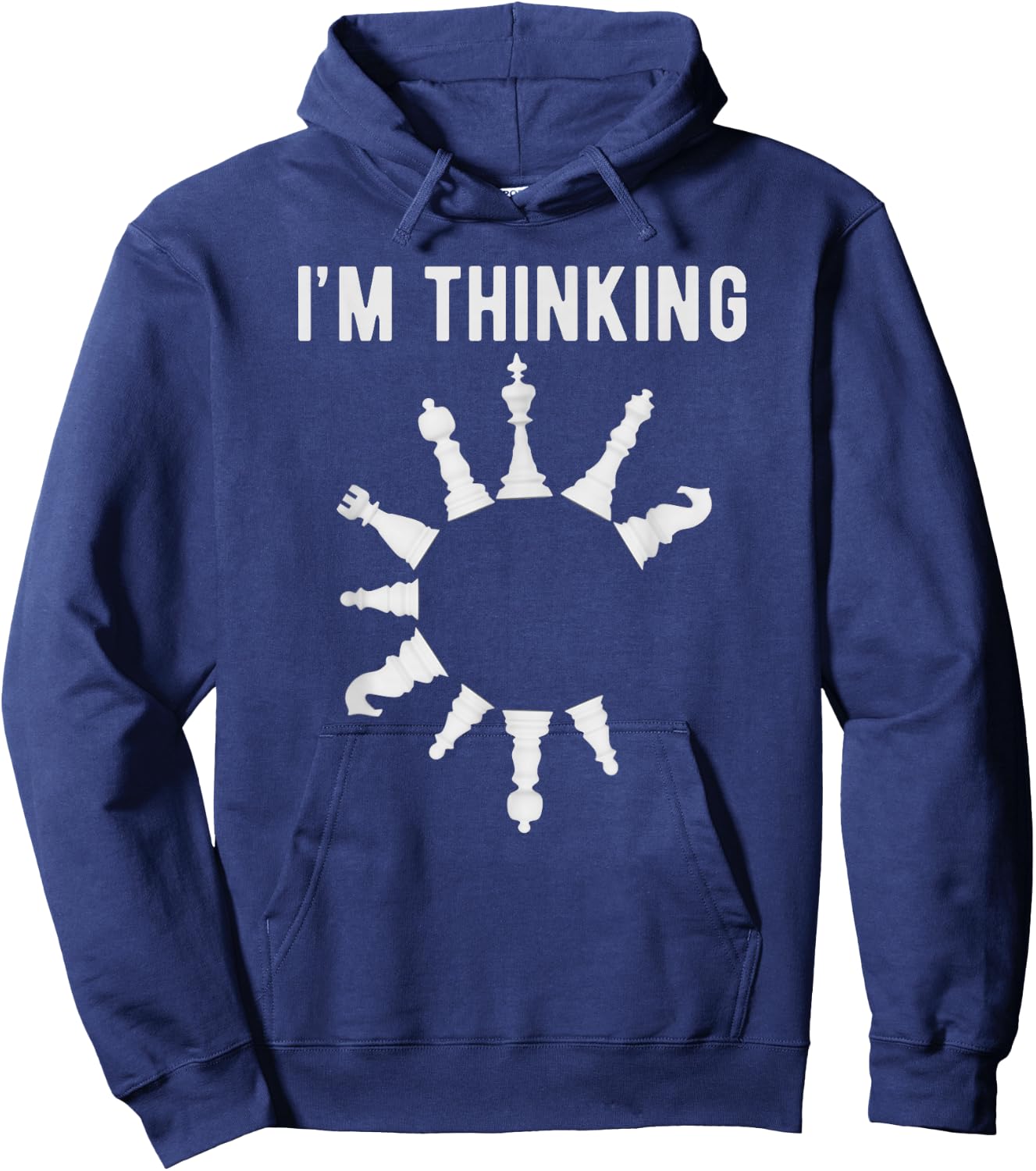 Chess Art Women Boys Girls Chess Player Chess Lover Hoodie - Hoodie | Navy