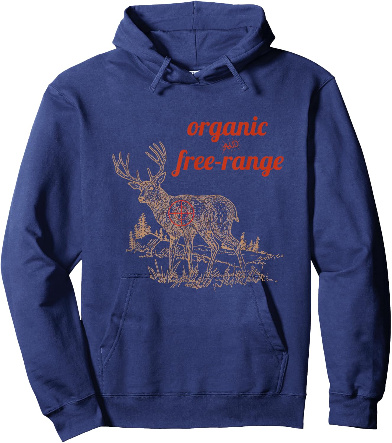 Funny Deer Hunting Shirts for Hunters Hoodie - Hoodie | Navy