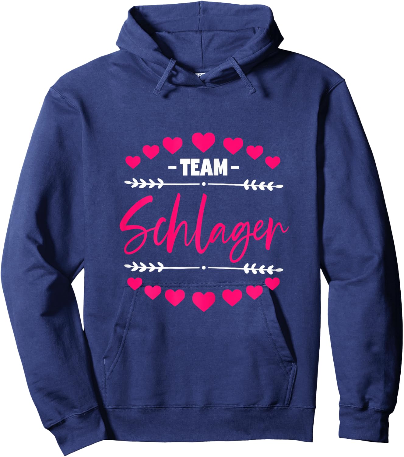 Women's Schlager Party Team Schlager , black, s Hoodie - Hoodie | Navy