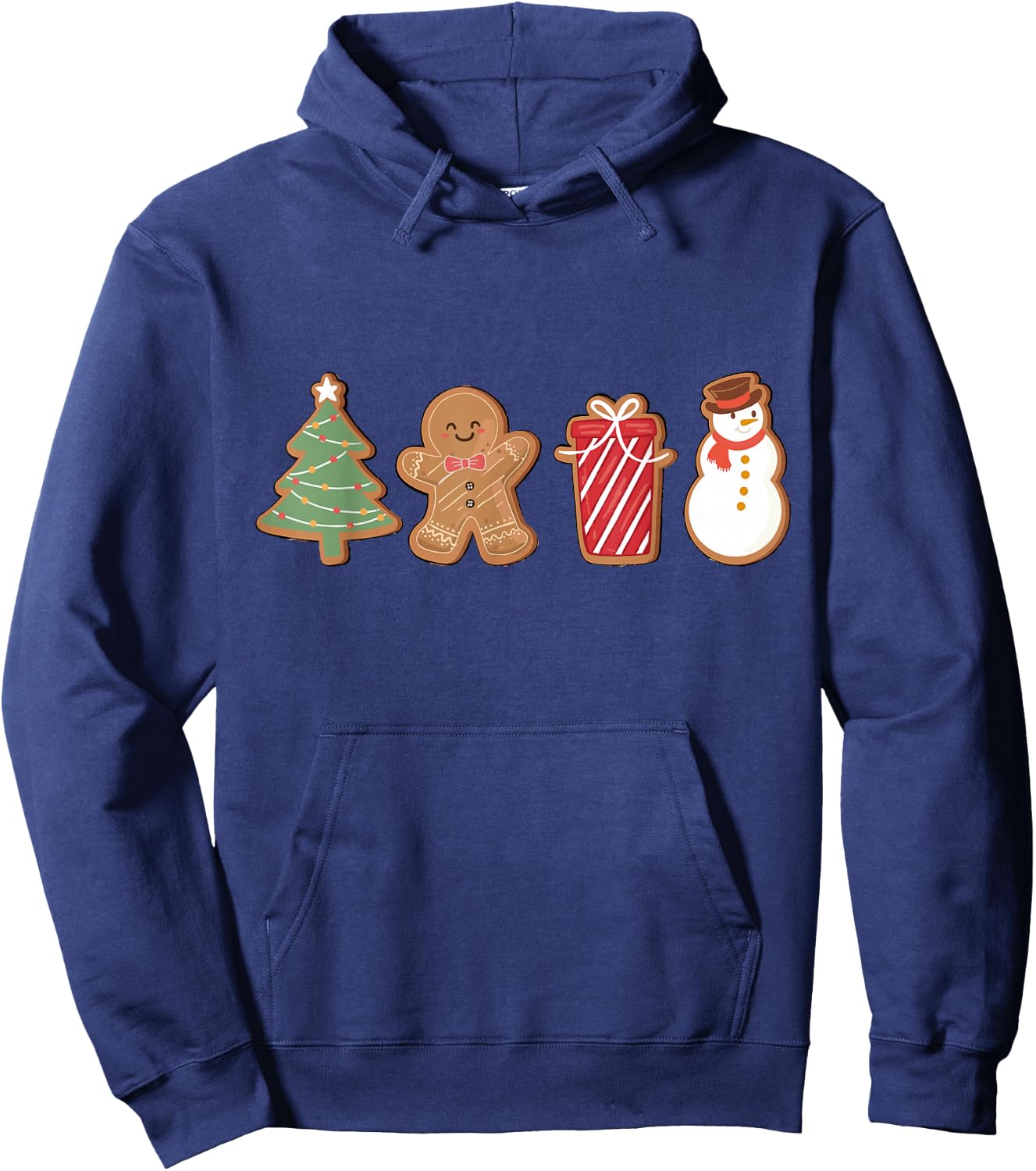 Merry Christmas Cookies Gingerbread Cookies Xmas Men Hoodie - Hoodie | Navy
