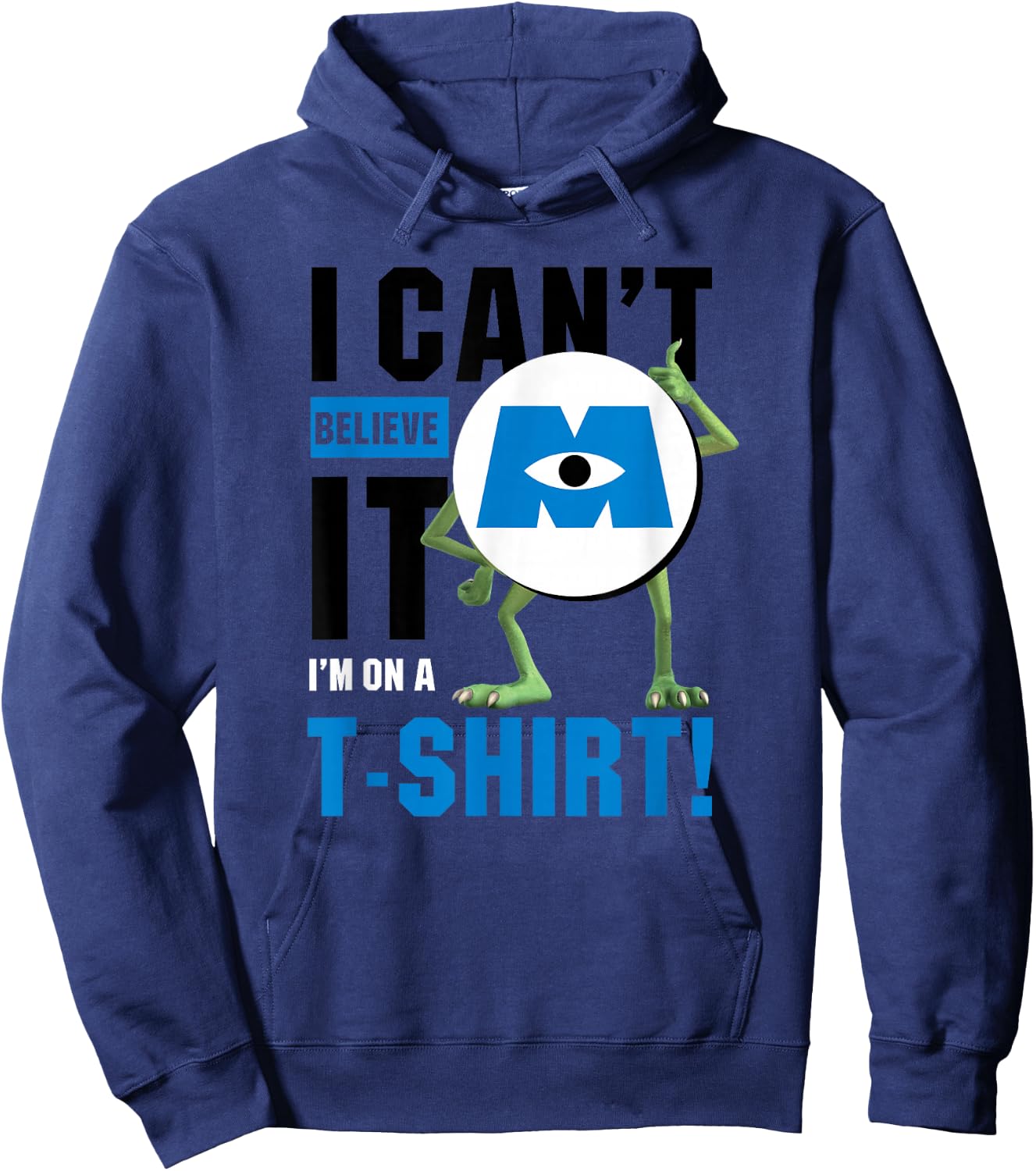 Disney Pixar Monsters, Inc. Mike I Can't Believe It! Hoodie - Hoodie | Navy