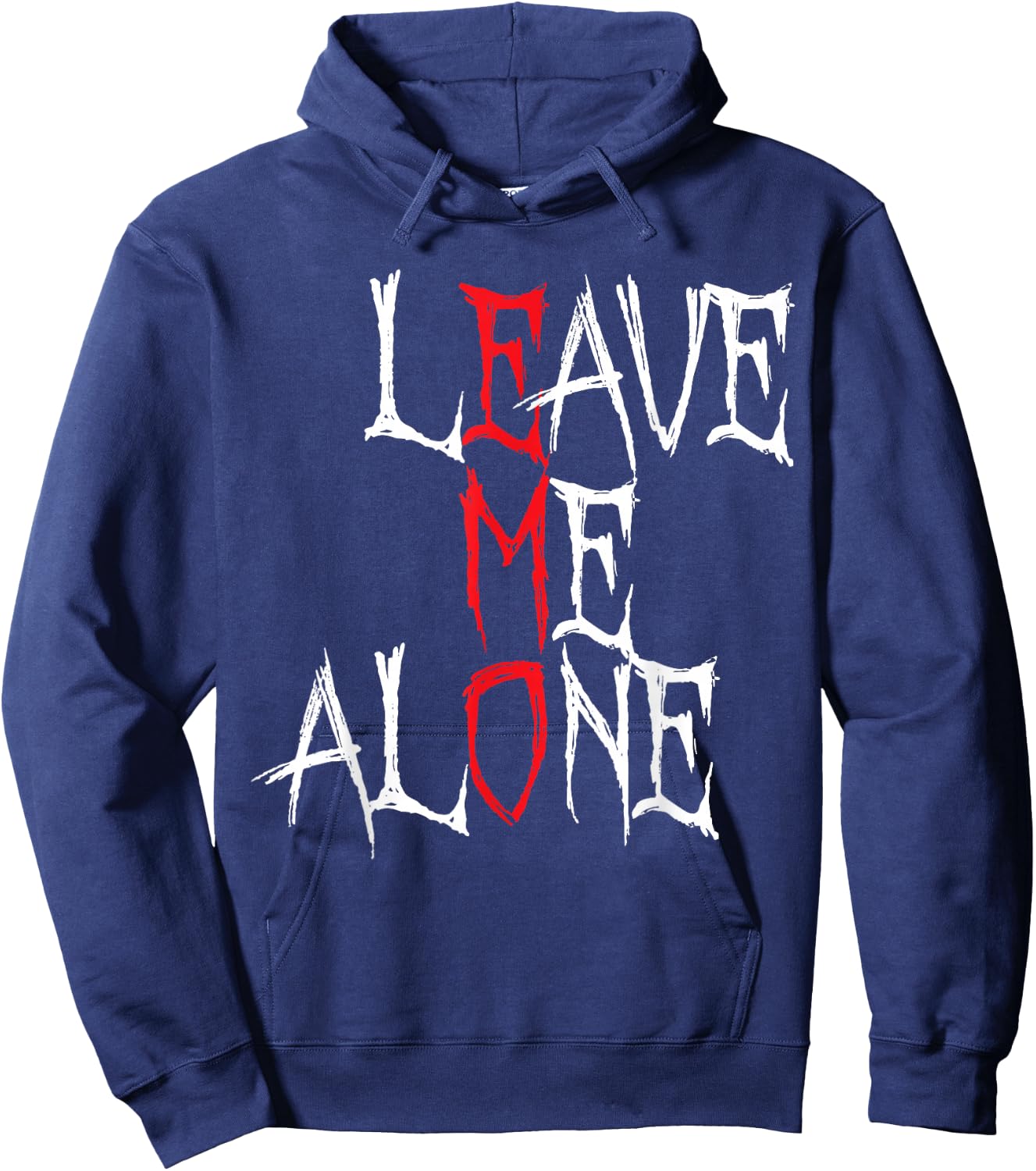 Leave Me Alone Emo Clothing Emocore Emo Music Fan Emo , black Hoodie - Hoodie | Navy