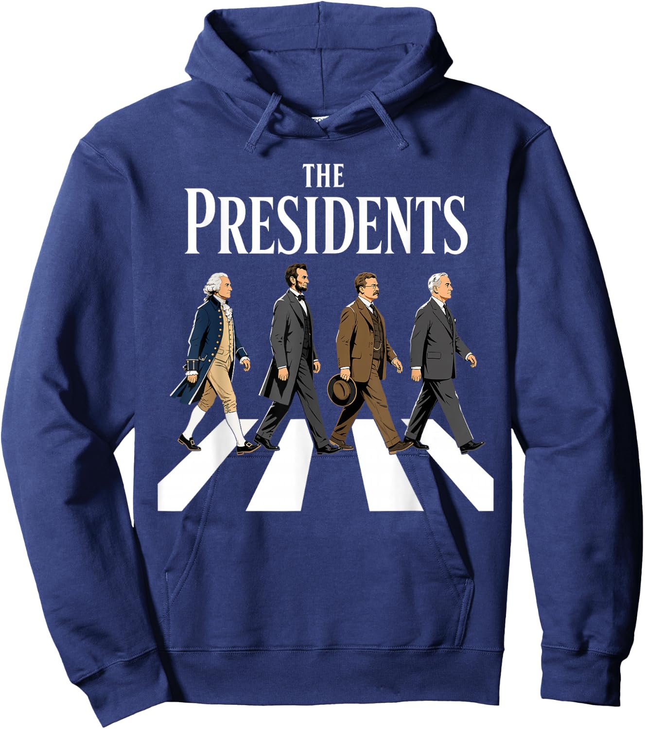 Retro USA 4th of July Independence Day Funny Patriotic Hoodie - Hoodie | Navy