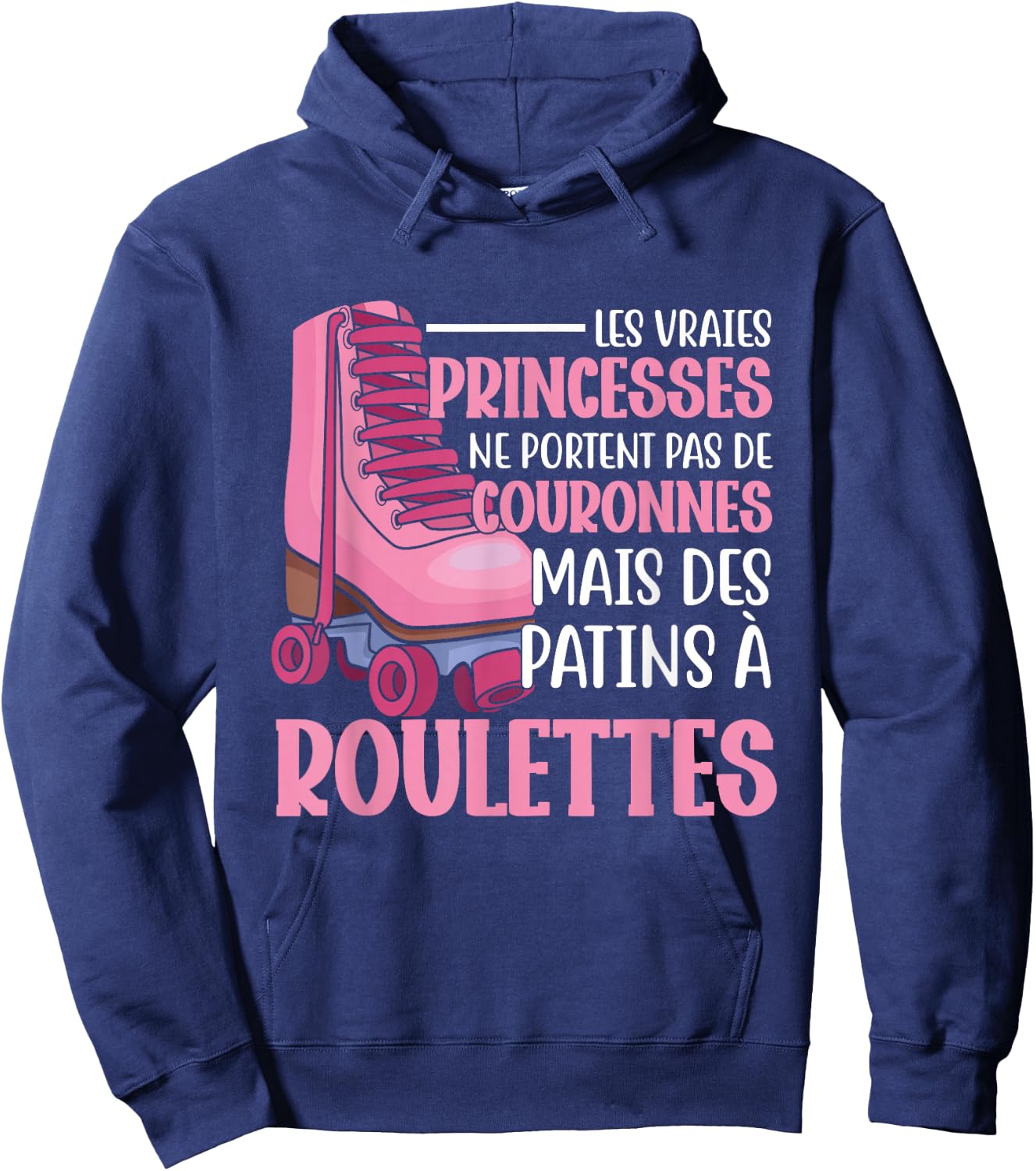 Roller Skates Rollerskating Rollerskate Roller Skater , Black, S Hoodie - Hoodie | Navy