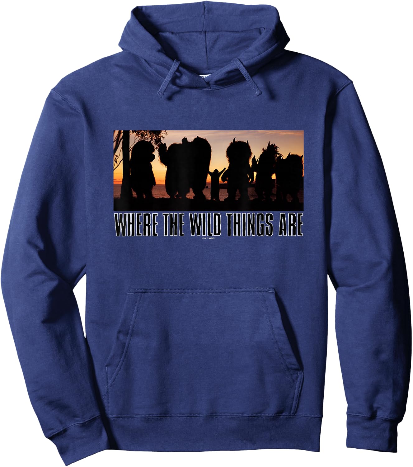 Where The Wild Things Are Max & Monsters Under Sunset Hoodie - Hoodie | Navy