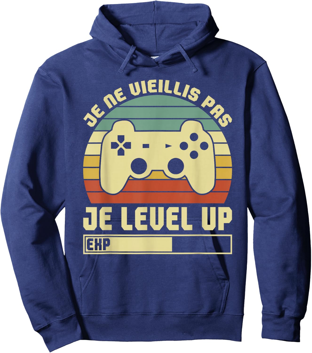 Men Video Games Gamer I'm Not Aged I Level Up , Black, S Hoodie - Hoodie | Navy