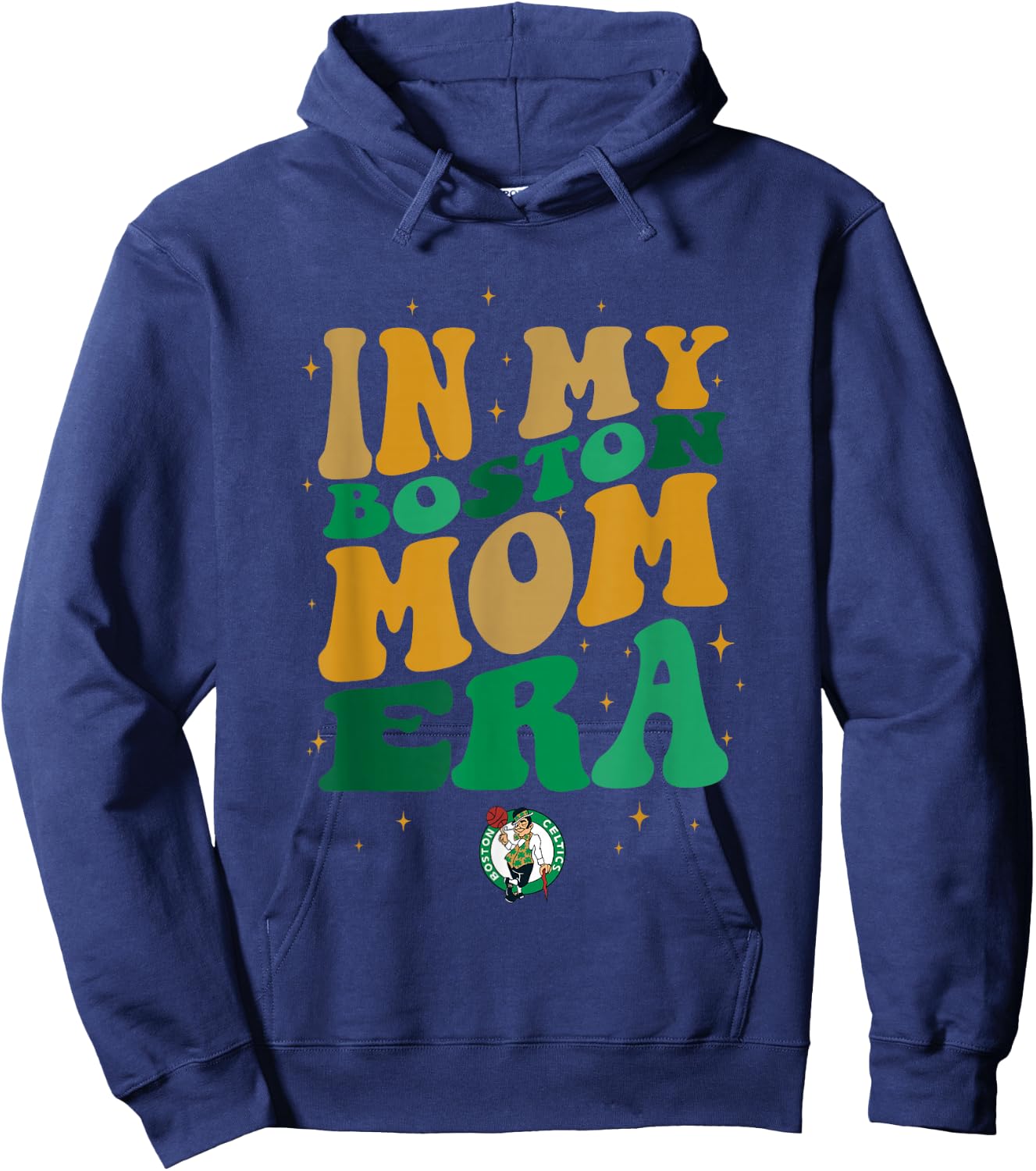 NBA Boston Celtics In My Boston Mom Era Logo Hoodie - Hoodie | Navy