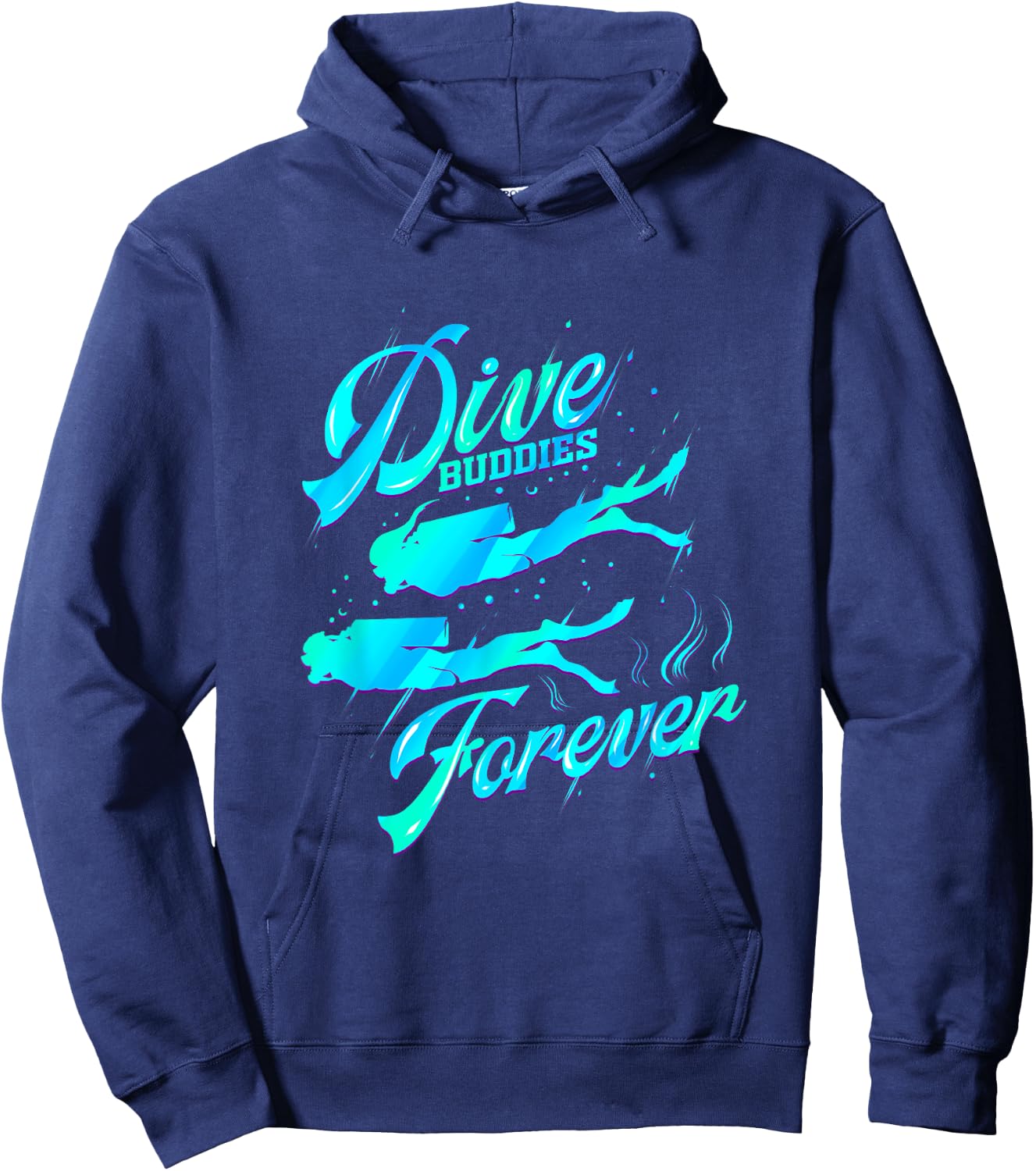 Scuba Dive Buddy for Diver Scuba Diving Buddies Underwater Hoodie - Hoodie | Navy