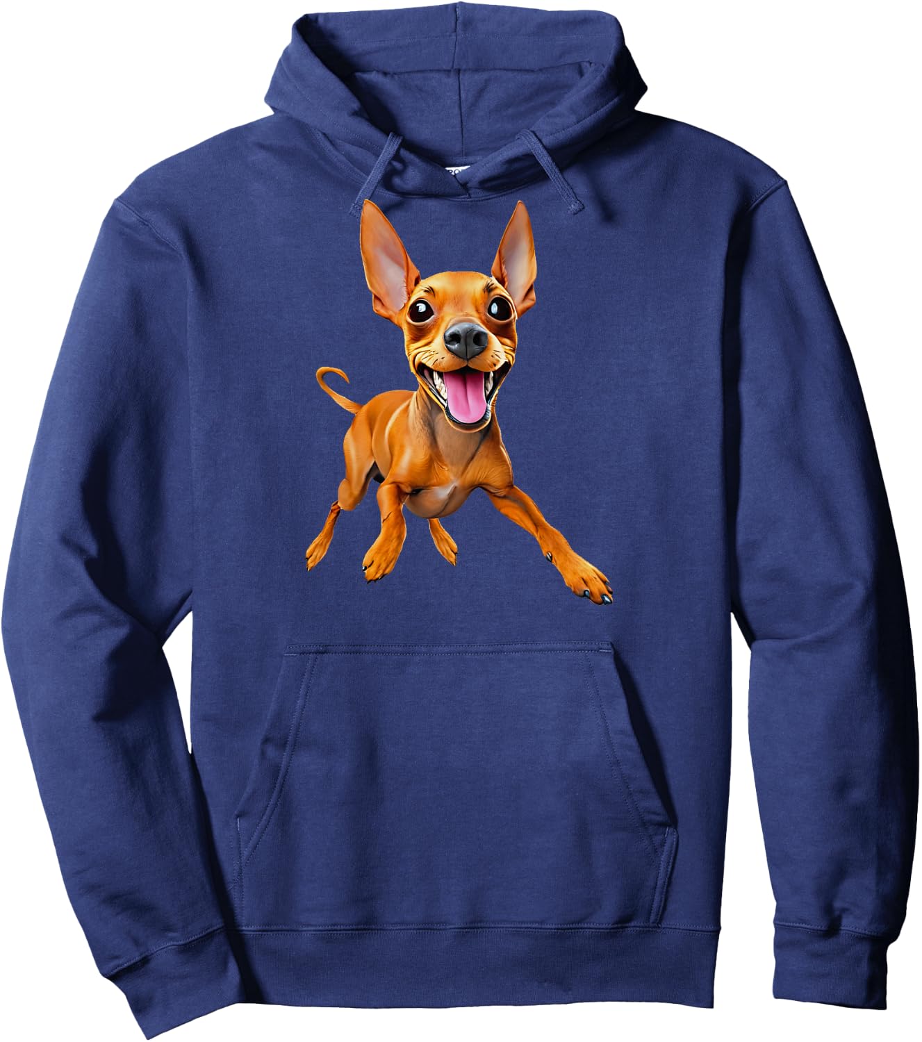 Minpin Funny Pet Miniature Pinscher Mini Pin Puppy Dog Dad Haut de Gamme Hoodie - Hoodie | Navy