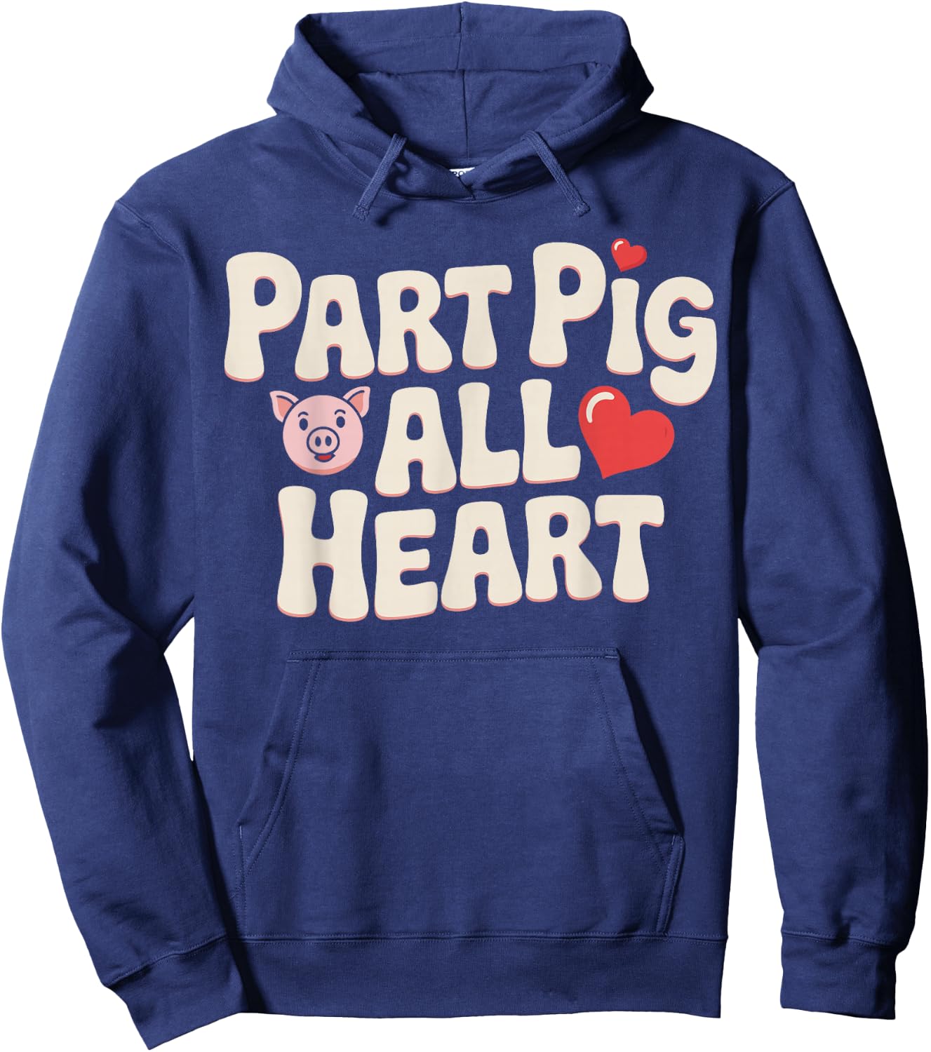 Aortic Pig Valve Surgery Part Pig Hoodie - Hoodie | Navy