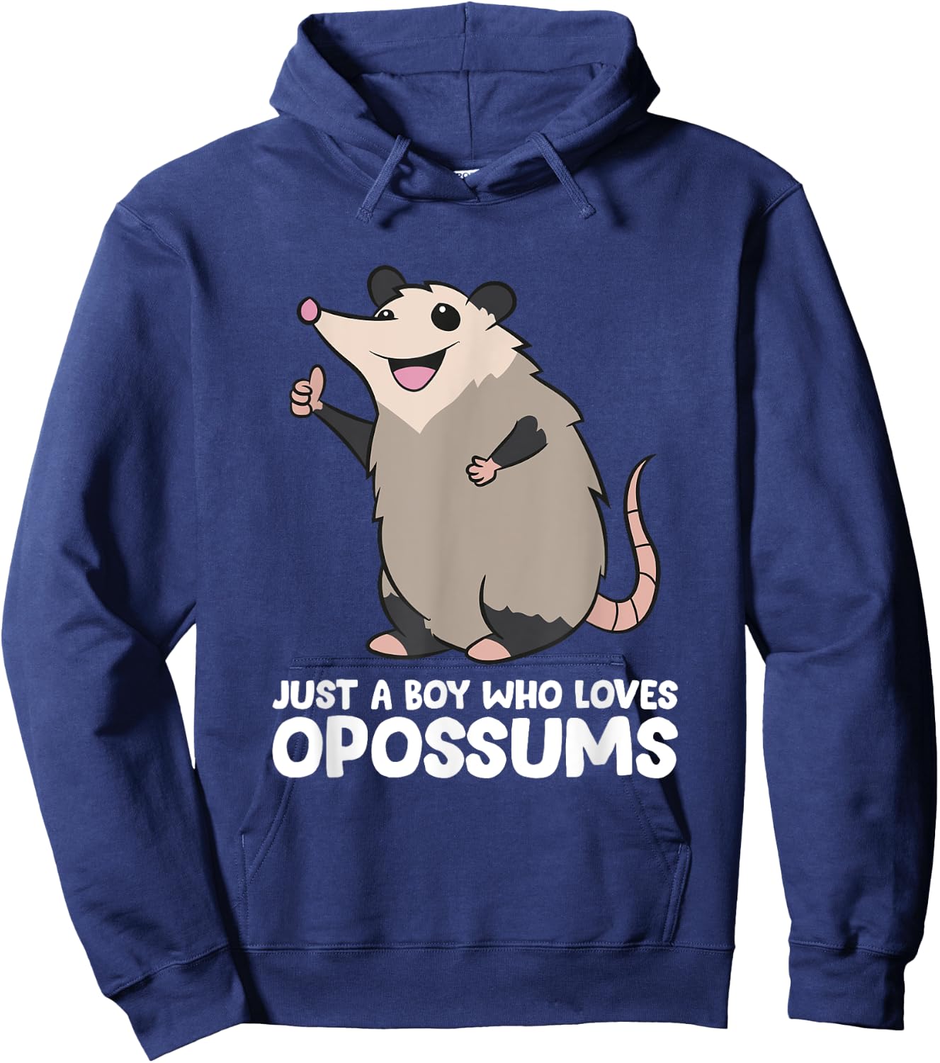 Opossum Boy Just a Boy Who Loves Opossums Hoodie - Hoodie | Navy