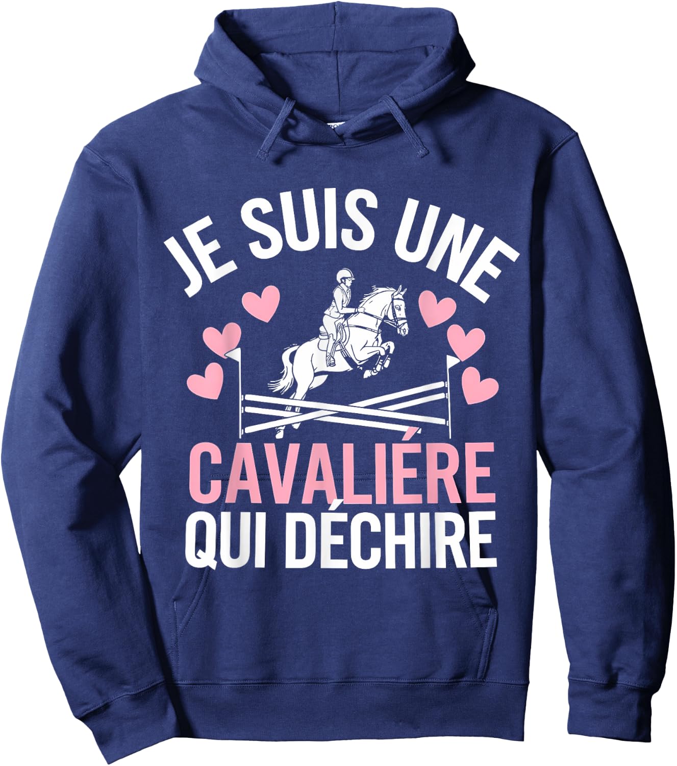 Je Suis Une Rider Who Tears , Black, S Hoodie - Hoodie | Navy