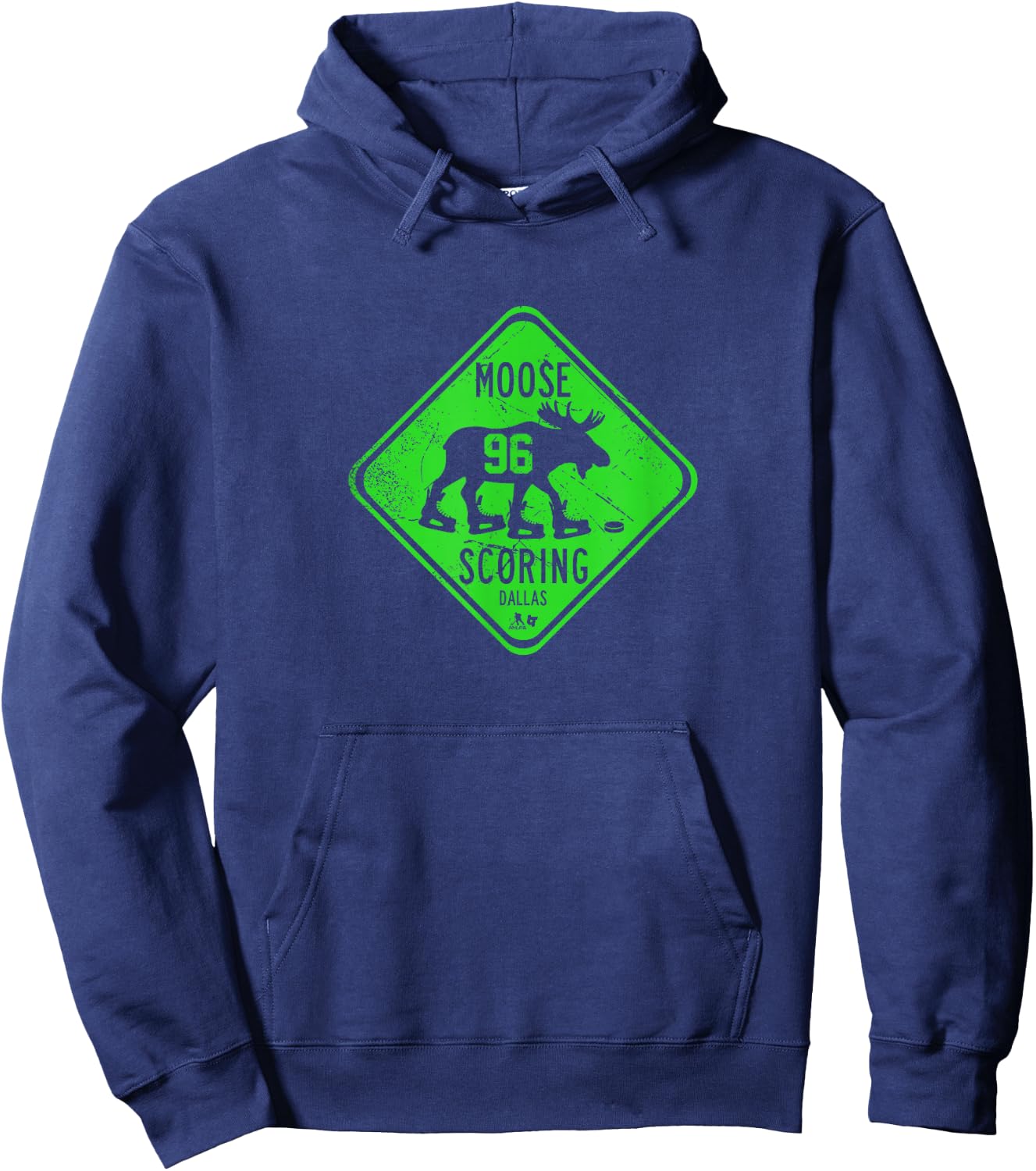 Mikko Rantanen: Moose Scoring Sign - Dallas Hockey Hoodie - Hoodie | Navy