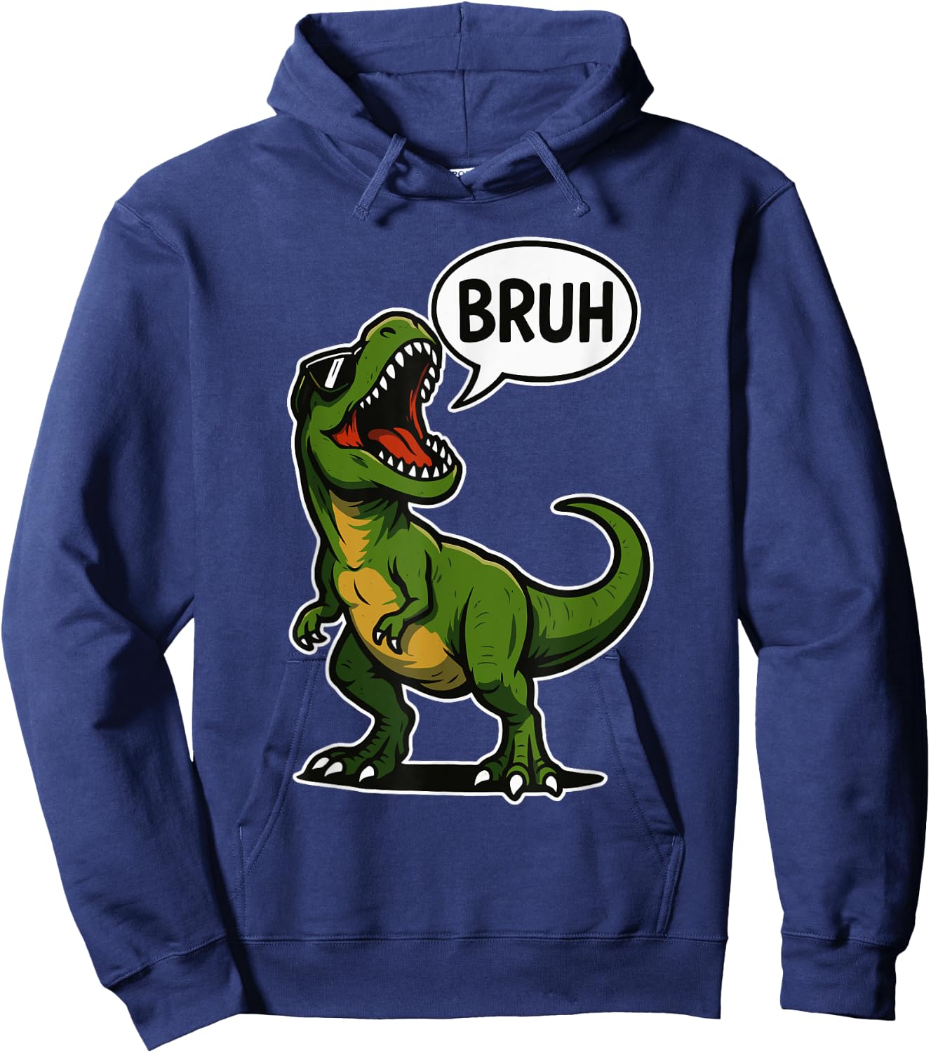 Cool Bruh Dinosaur T-Rex Men Women Kids Teens Funny Dinosaur Hoodie - Hoodie | Navy