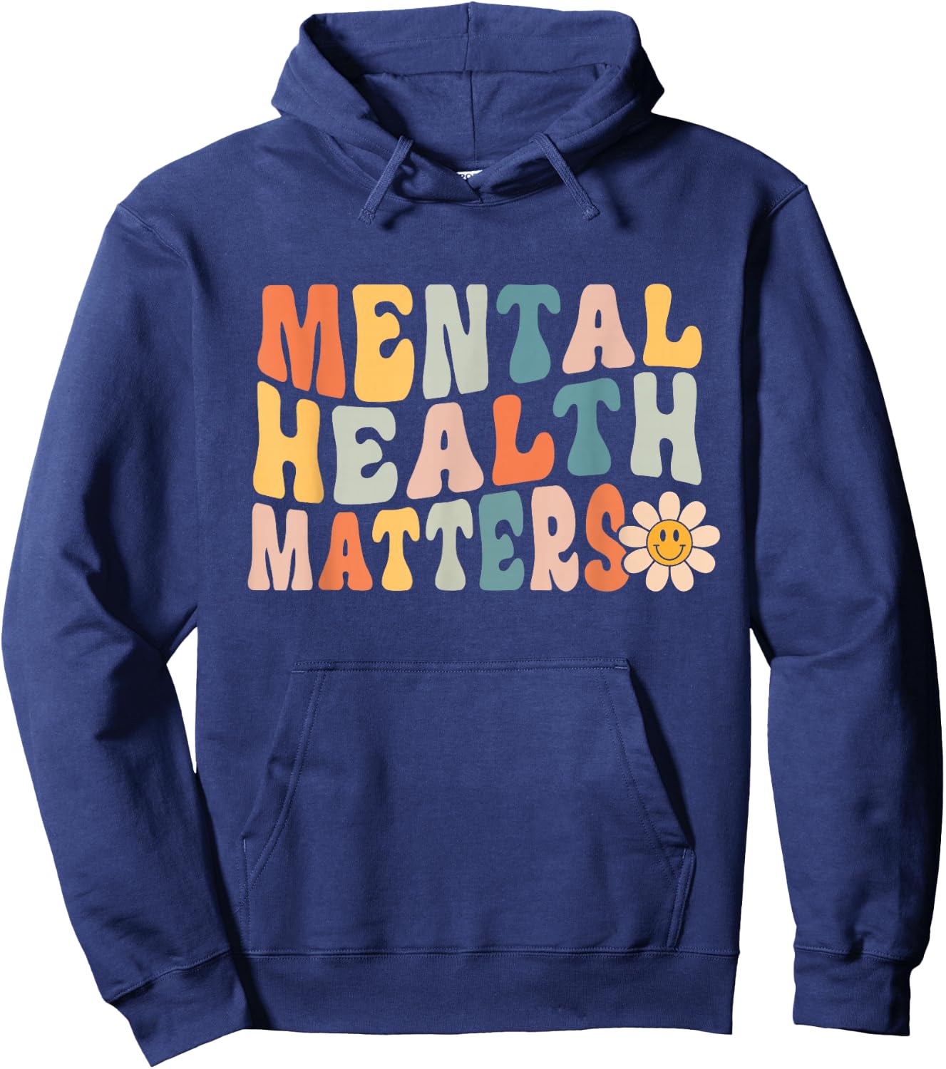 Mental Health Awareness Mental Health Matters Mental , black, S Hoodie - Hoodie | Navy