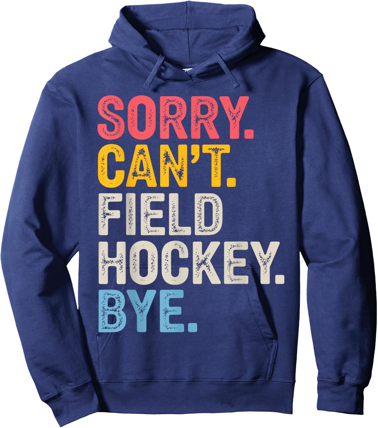 Field Hockey Art Women Kids Goalie Field Hockey Hoodie - Hoodie | Navy