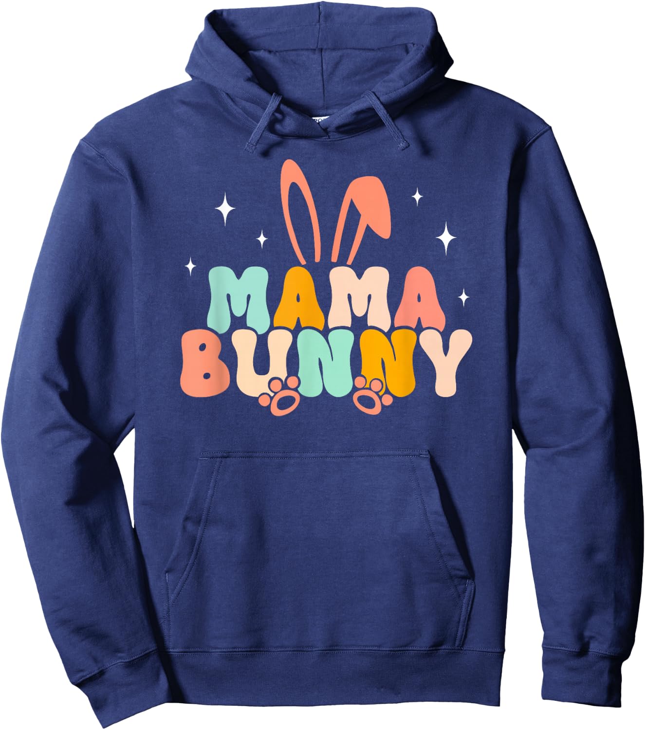 Mama Bunny Mom Rabbit Owner Bunny Mother Rabbit Mama Hoodie - Hoodie | Navy