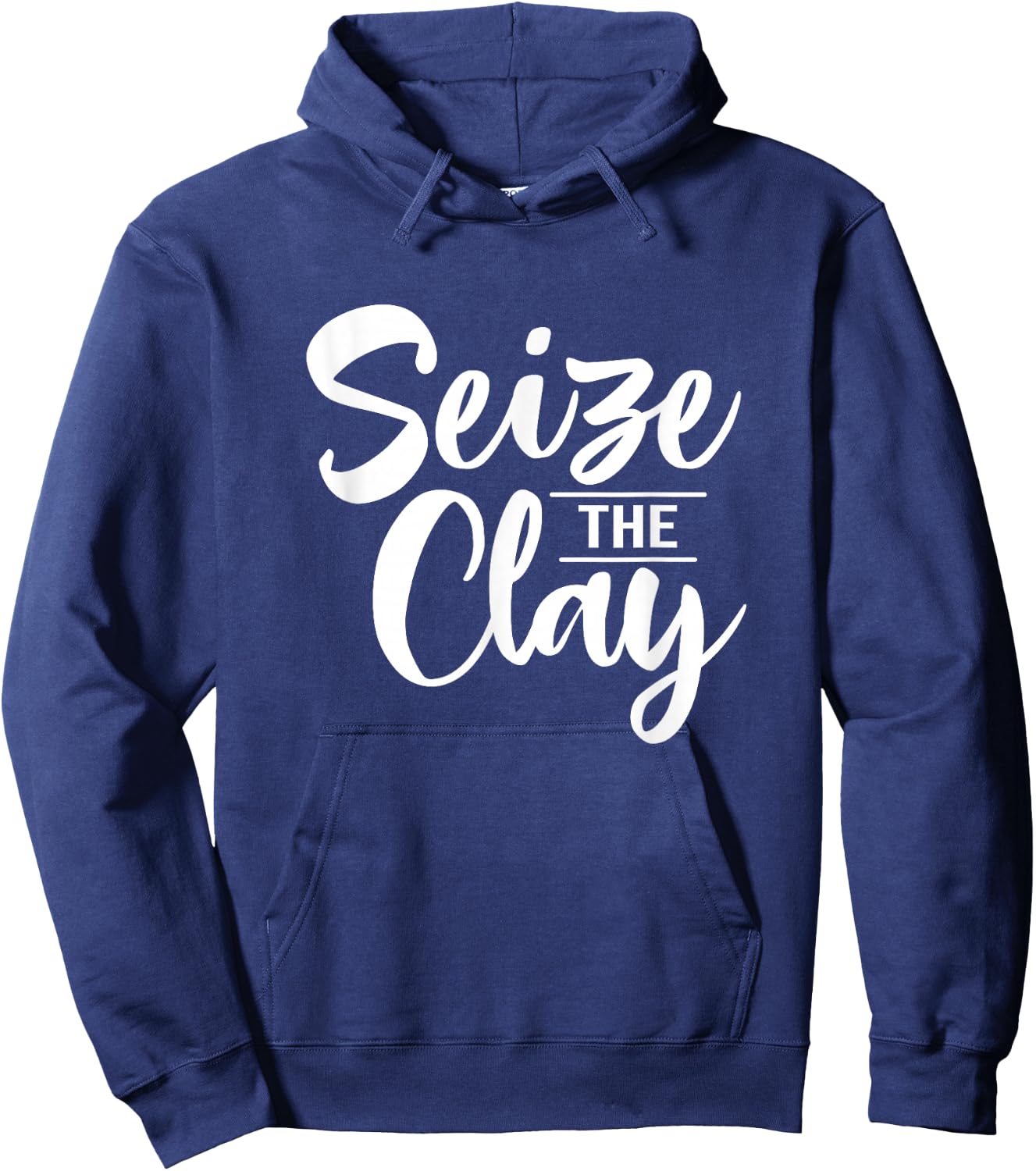 Ceramic Seize The Clay Crafter Ceramic Artist Hoodie - Hoodie | Navy