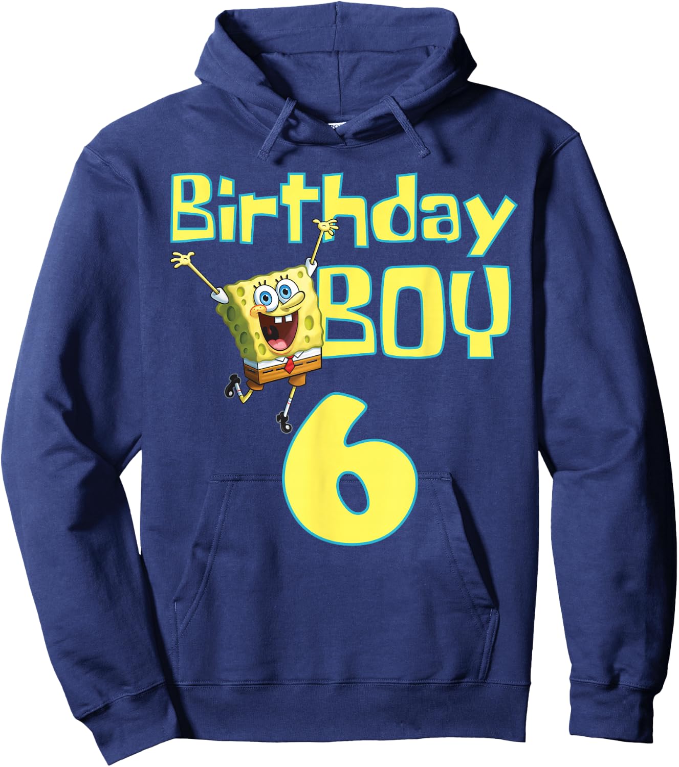 Mademark x SpongeBob SquarePants - SpongeBob SquarePants Birthday Boy 6 Hoodie - Hoodie | Navy
