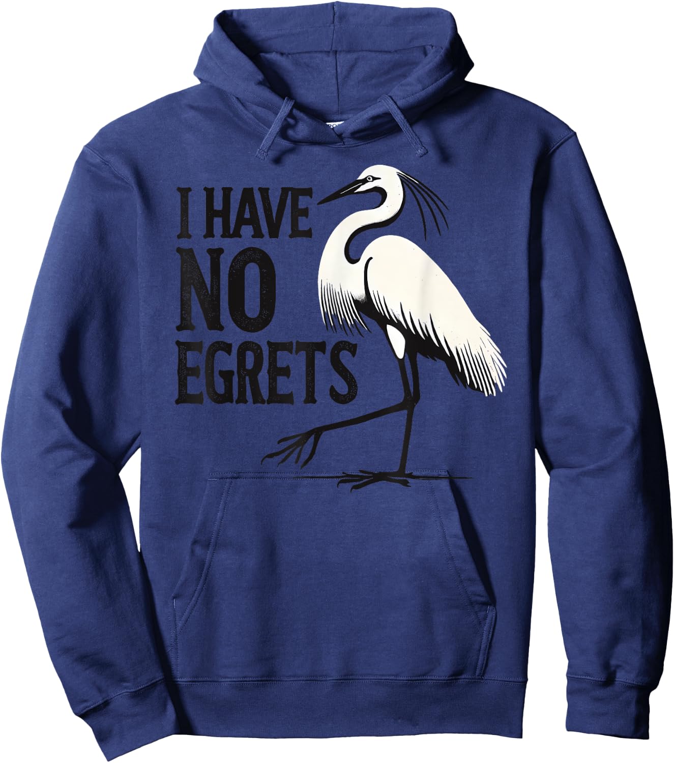 I Just Can't Co. Funny I Have No Egrets Regret Grey Cotton Blend Polyester 100% Casual Adult Hoodie - Hoodie | Navy