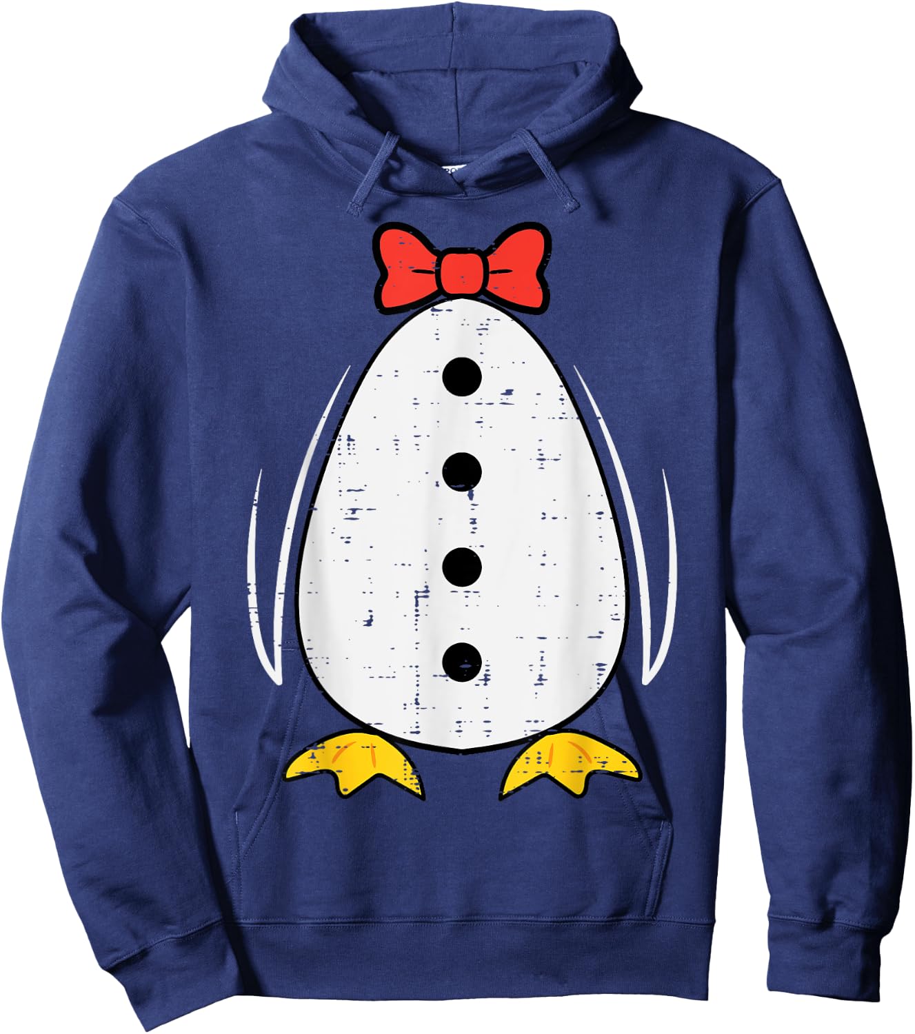 Penguin Costume Halloween Boys Girls Kids Toddler Women Men Hoodie - Hoodie | Navy