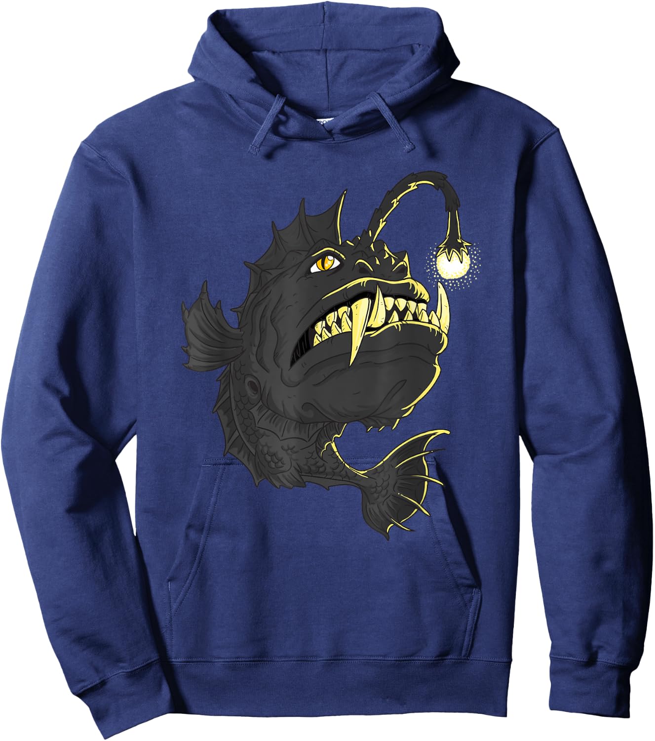 Angler Fish Deep Sea Fish Hoodie - Hoodie | Navy