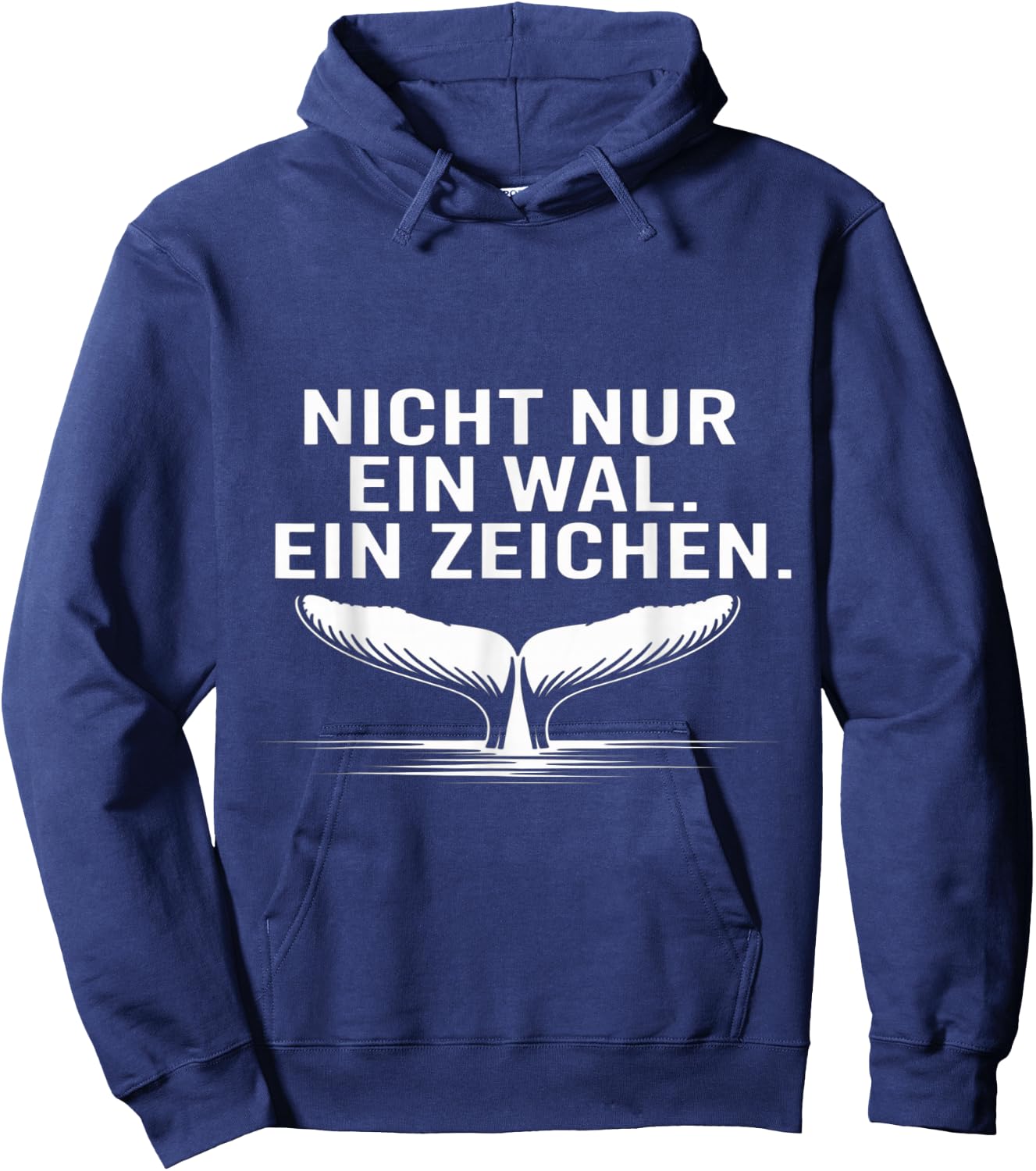 Nicht Nur EIN Wal EIN Zeichen Timmy Hope Buckelwal Hoodie - Hoodie | Navy