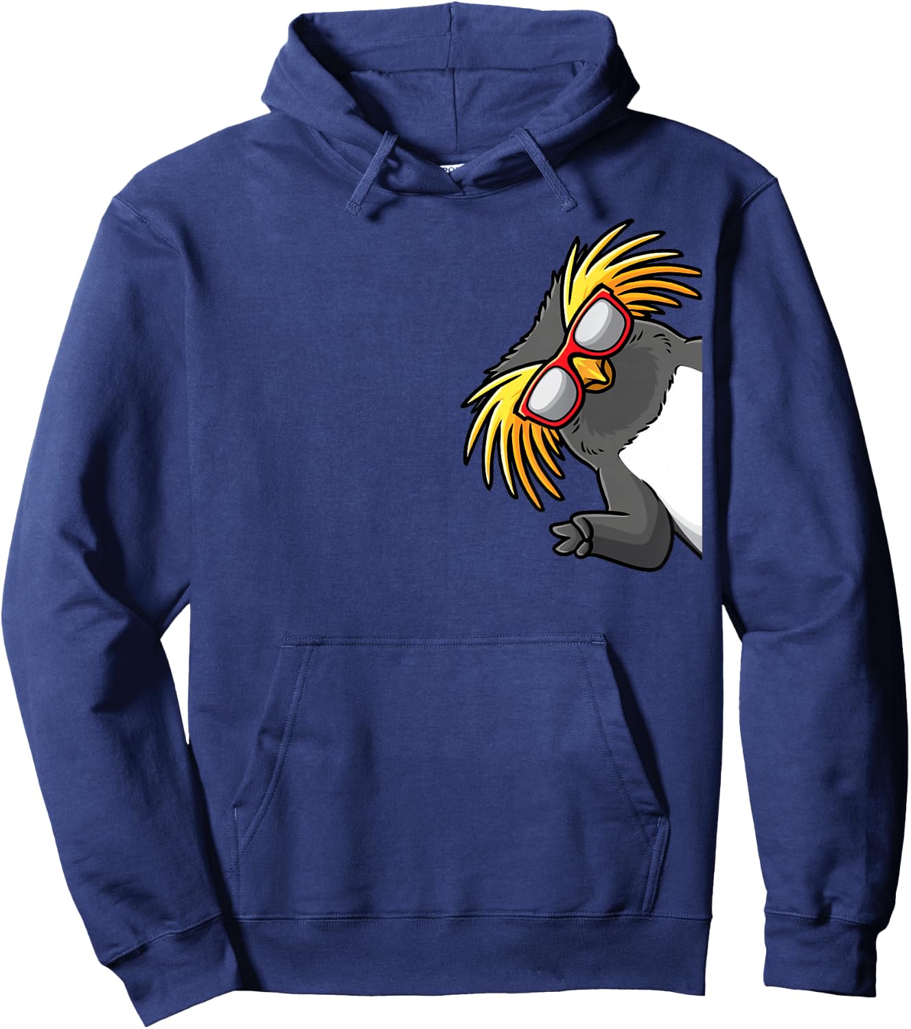 Tristan Penguin Northern Rock Penguin From Side Hoodie - Hoodie | Navy