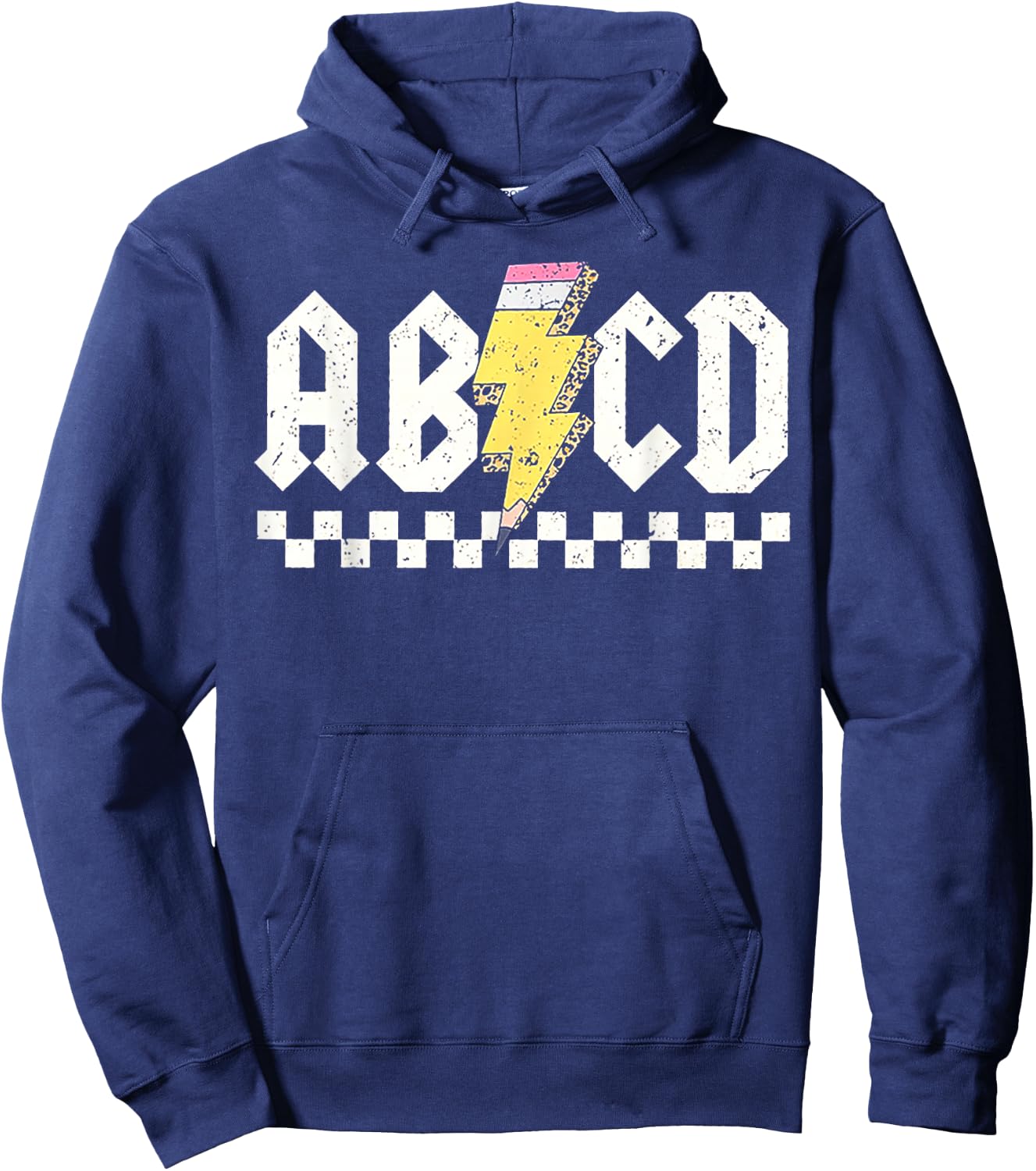 ABCD Teacher Hoodie - Hoodie | Navy