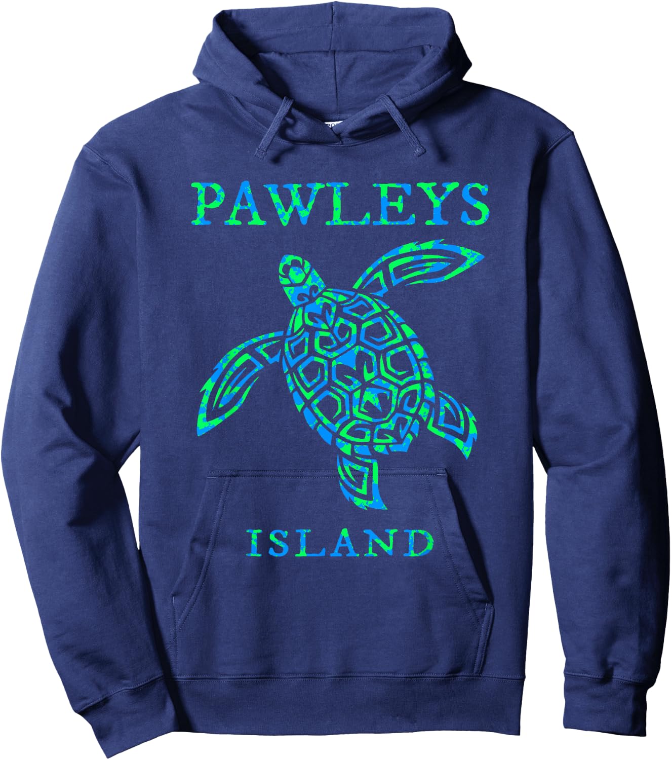 Pawleys Island South Carolina Sea Turtle Boys Girls Toddler Hoodie - Hoodie | Navy