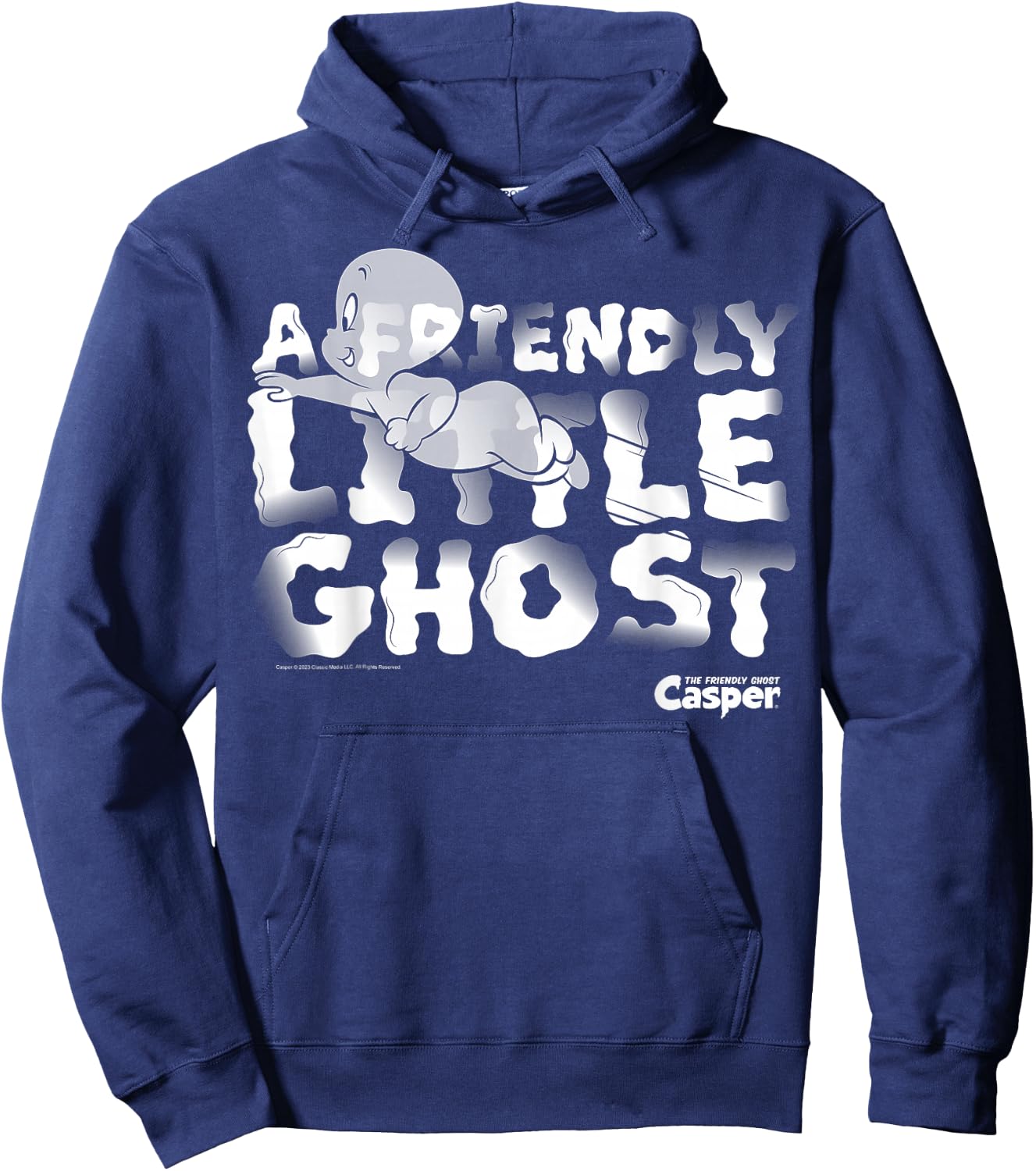 Casper The Friendly Ghost Floating Hoodie - Hoodie | Navy
