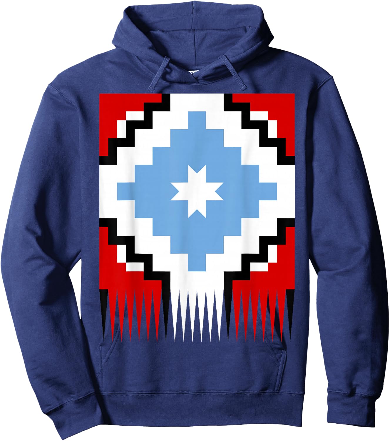 Lautaro Flag Araucana Mapuche Gunelve Hoodie - Hoodie | Navy