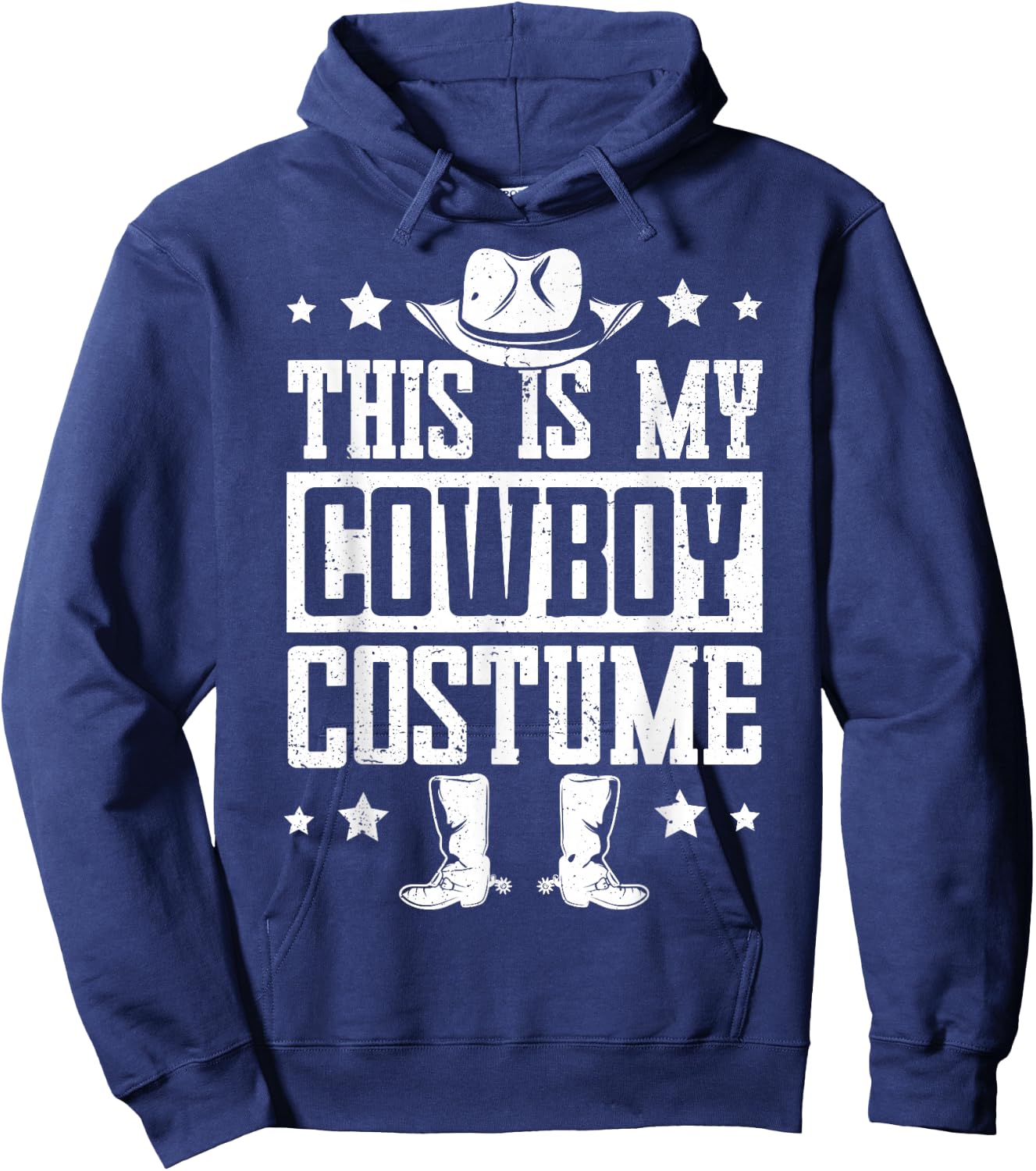 This is My Cowboy Costume Funny Lazy Country Western Hoodie - Hoodie | Navy
