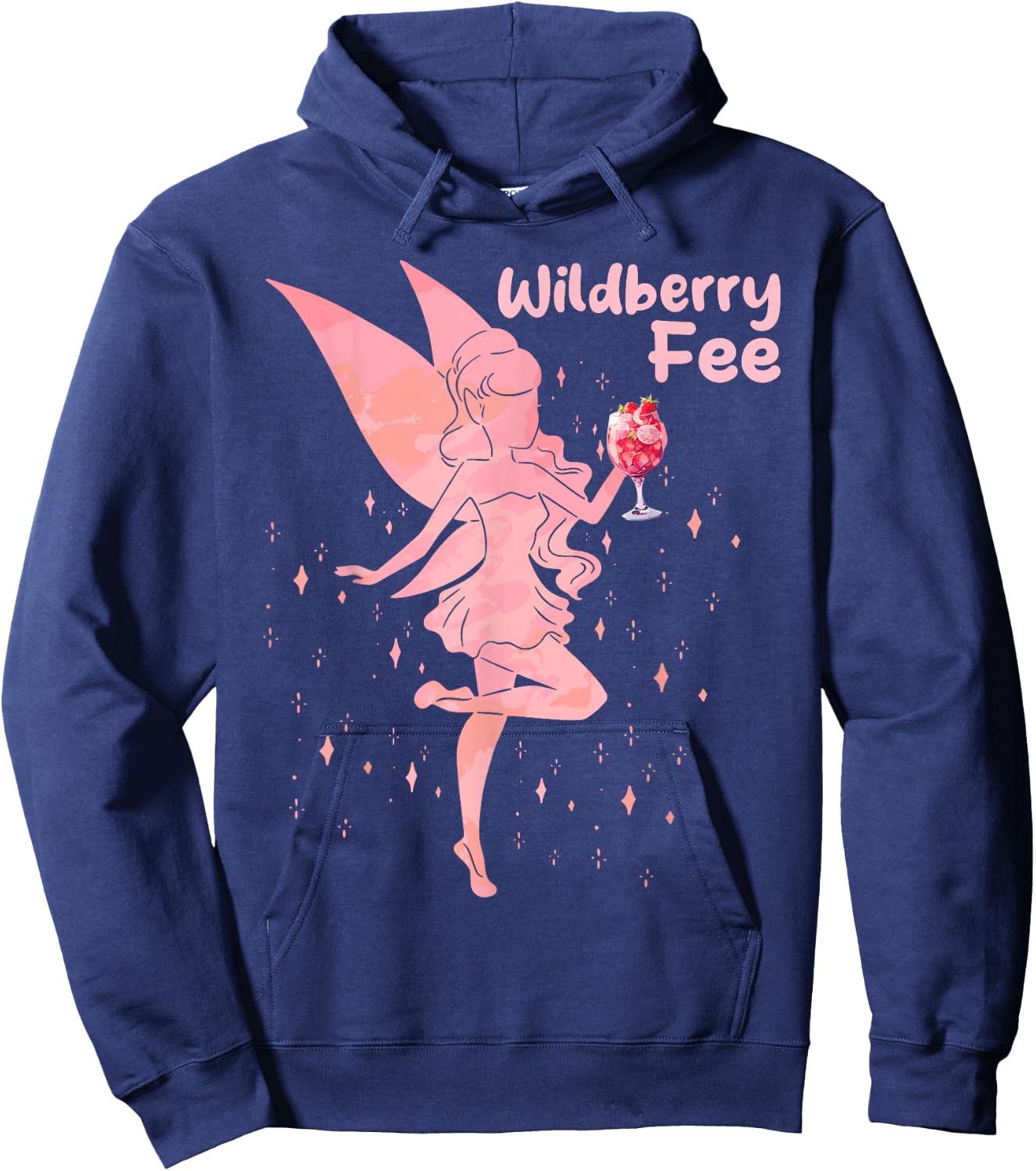 Wildberry Fairy Saufen Lillet , black Hoodie - Hoodie | Navy