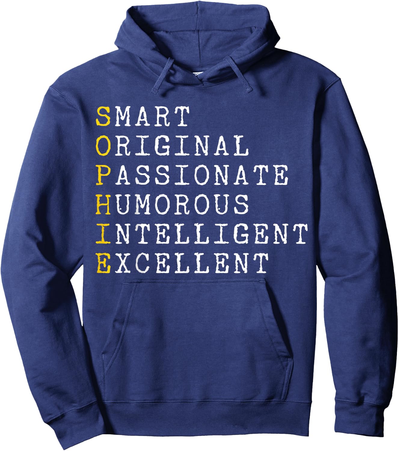 Sophie Adjectives Personalised Sophie Name Woman, Sophie Hoodie - Hoodie | Navy